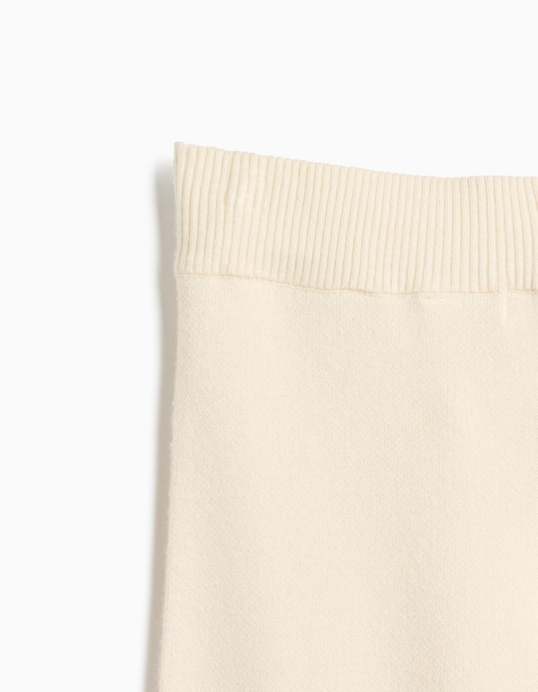 Cal&ccedil;as De Malha 'Wide Leg', Menina, Bege Claro