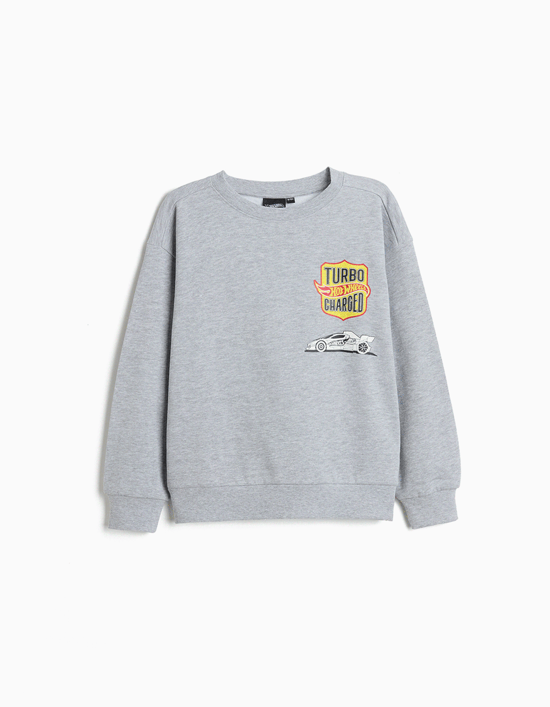 Sweatshirt de Felpa 'Hot Wheels', Menino, Cinzento Claro