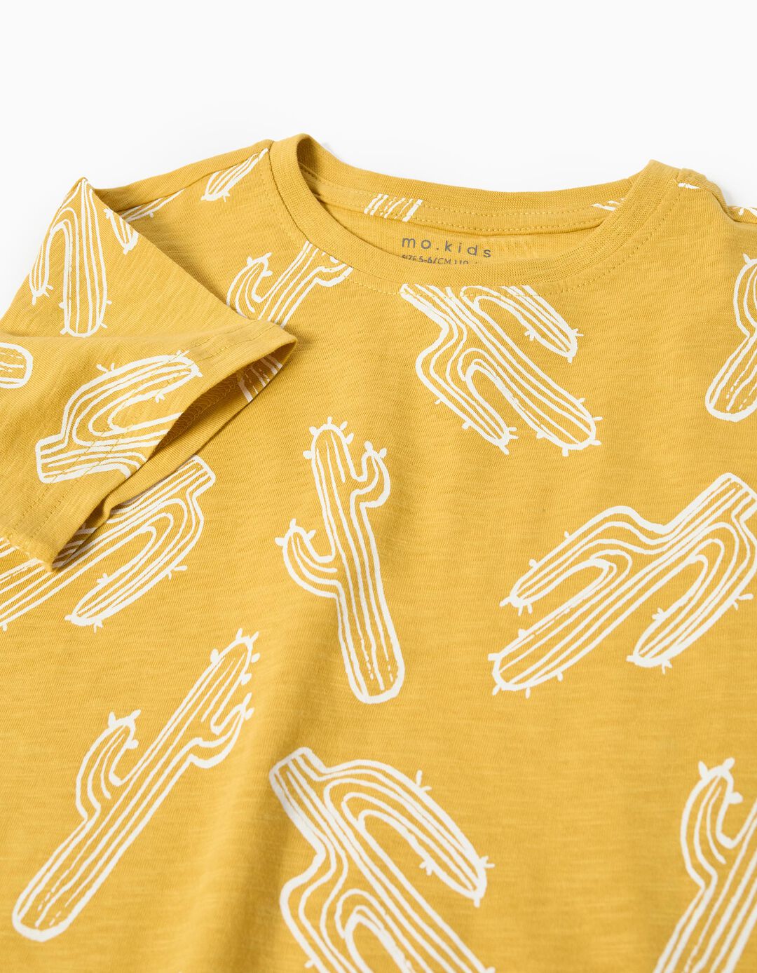 T-shirt Estampado, Menino, Amarelo Escuro 