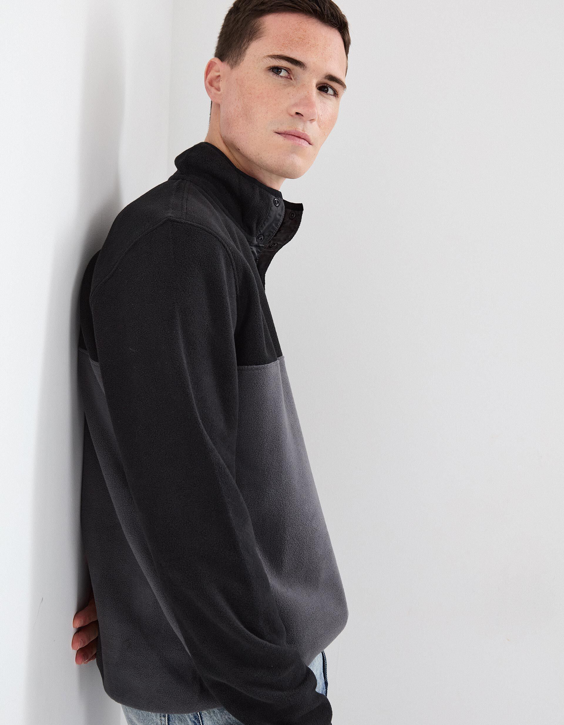 Comprar Online Camisola Polar, Homem, Cinzento Escuro