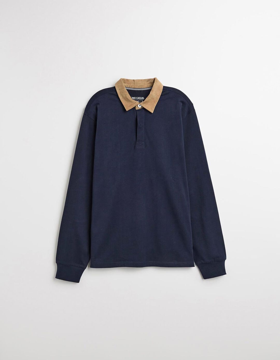Polo Jersey, Homem, Azul Escuro