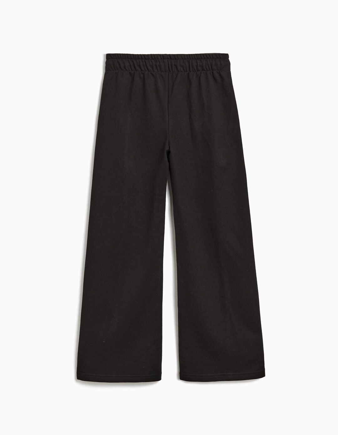 Calças Wide Leg, Menina, Preto