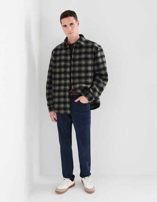 Comprar Online Cal&ccedil;as 'Slim Fit', Homem, Azul Escuro