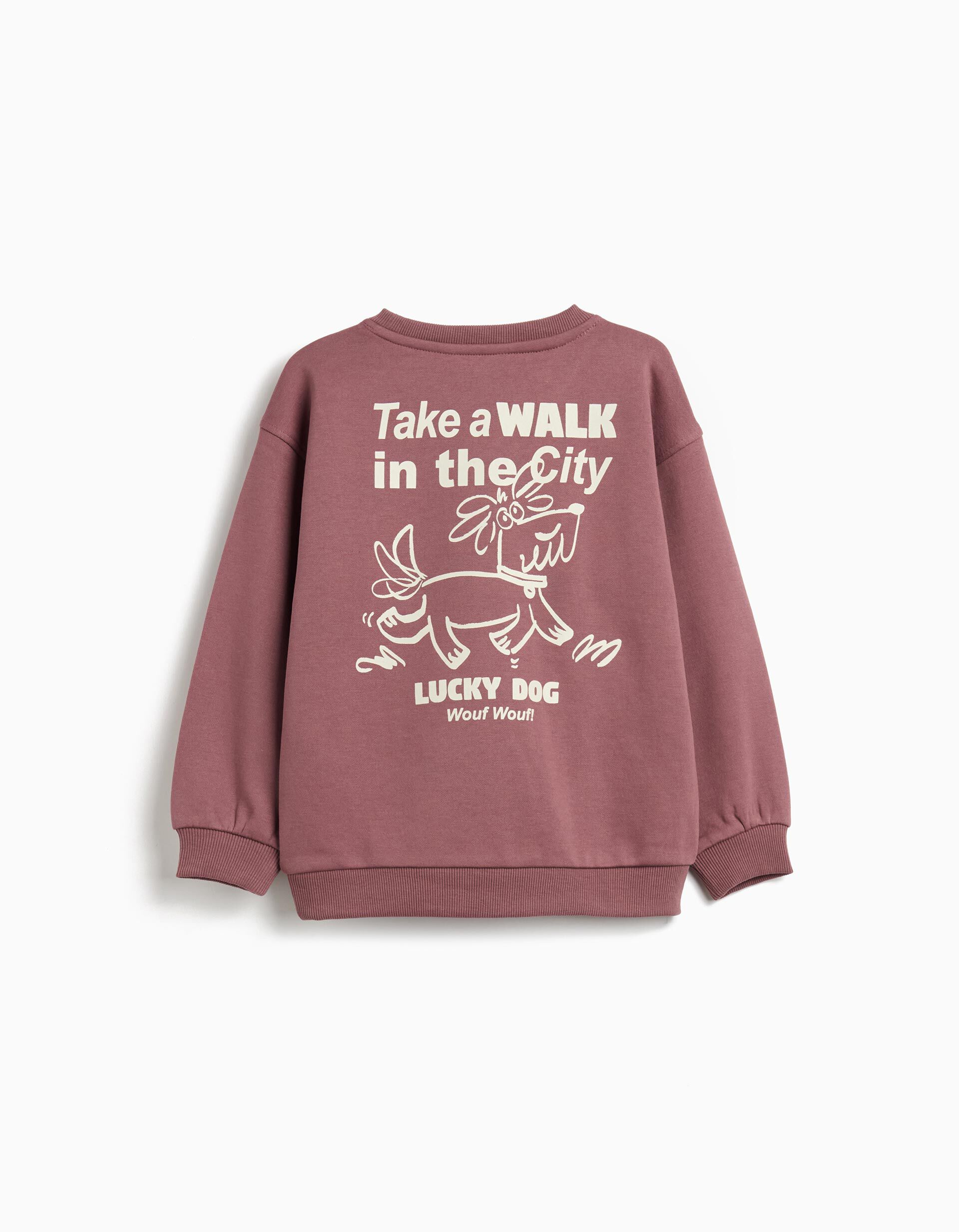 Comprar Online Sweatshirt de Felpa, Menino, Vermelho Escuro