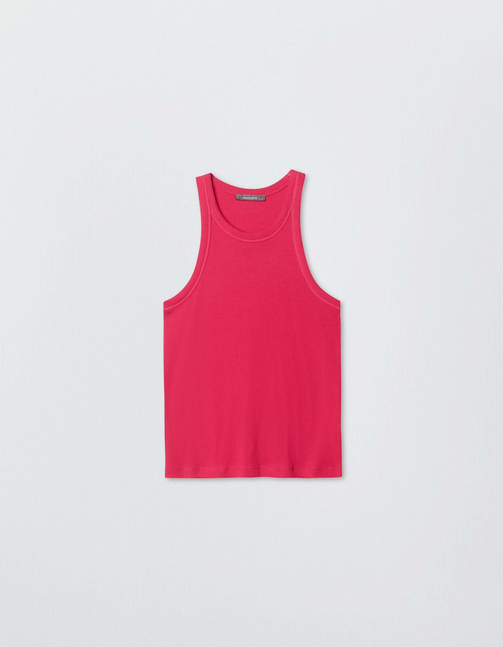 Comprar Online Ribbed Tank Top, Women, Dark Pink