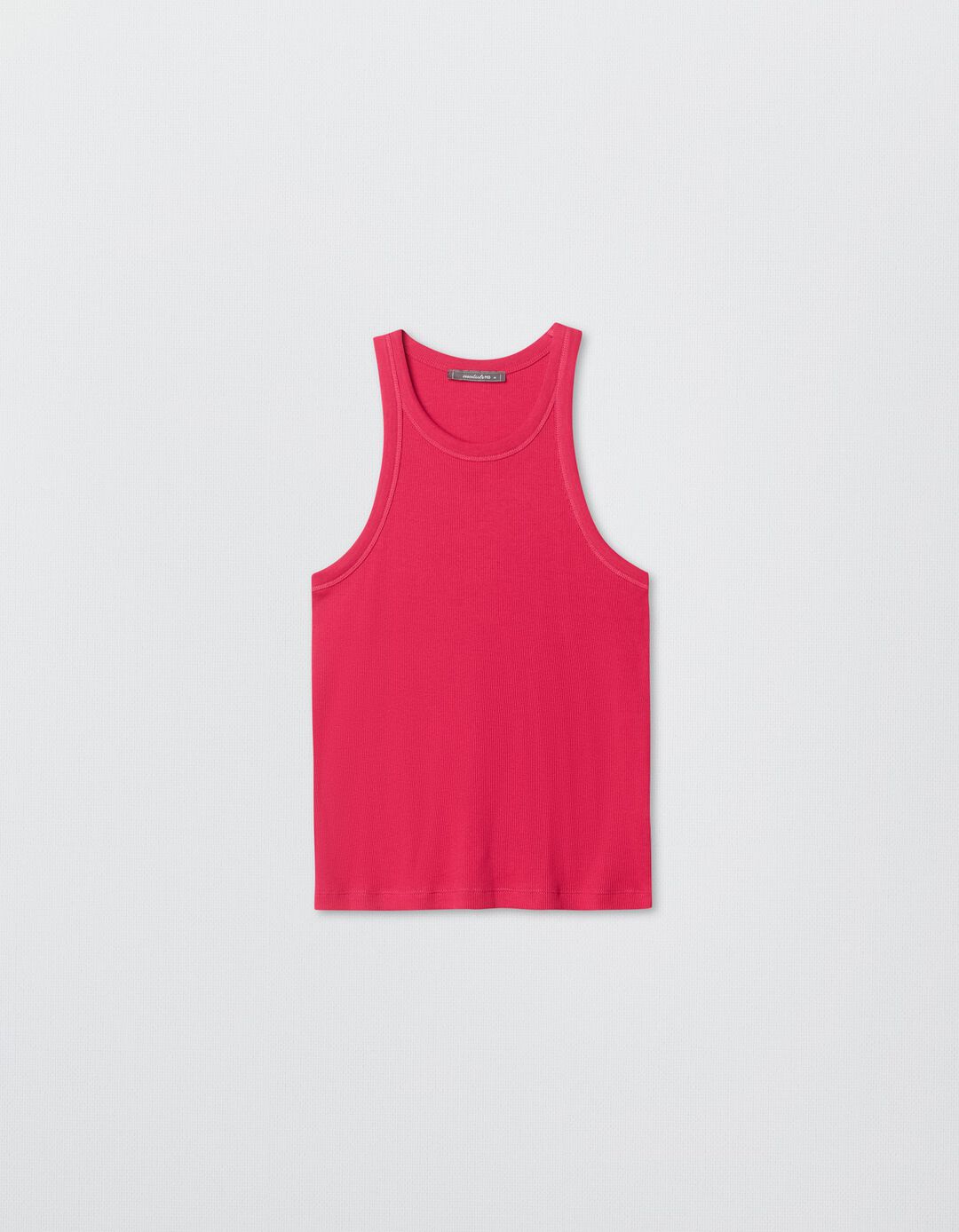 Ribbed Tank Top, Women, Dark Pink