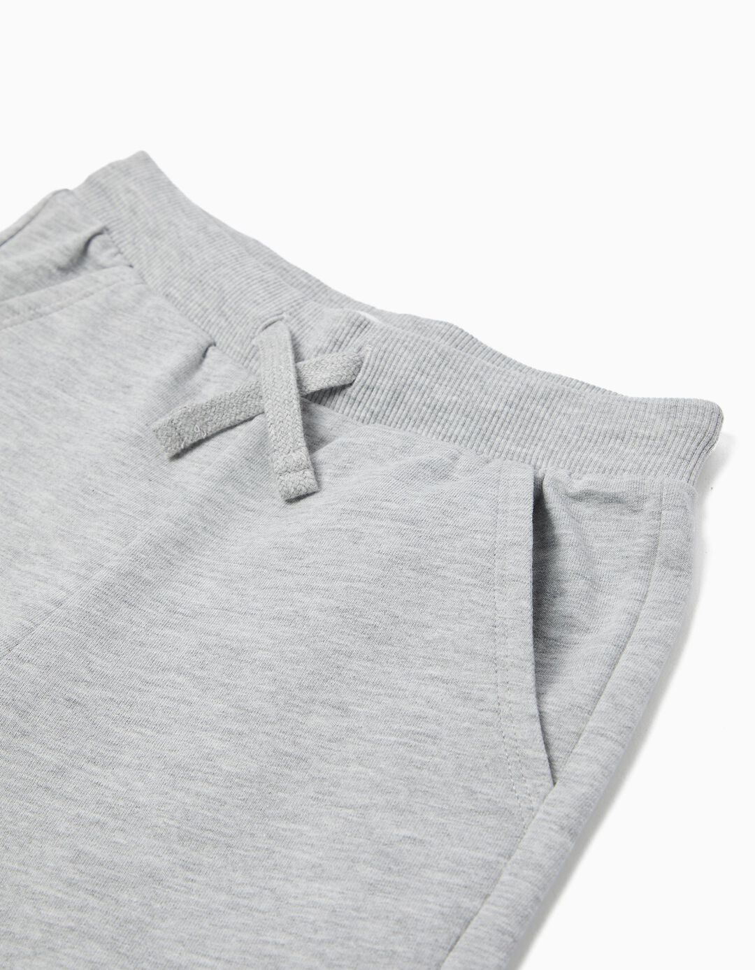 Cal&ccedil;&otilde;es Fleece, Menino, Cinzento Claro