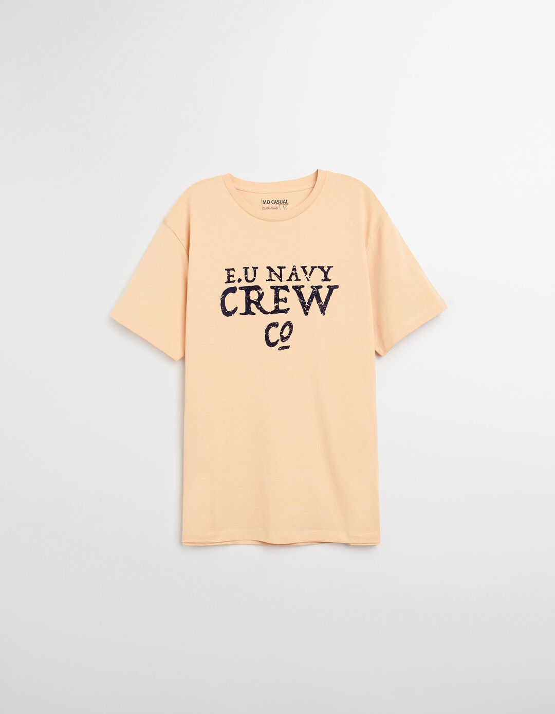T-shirt Print, Homem, Laranja Claro 