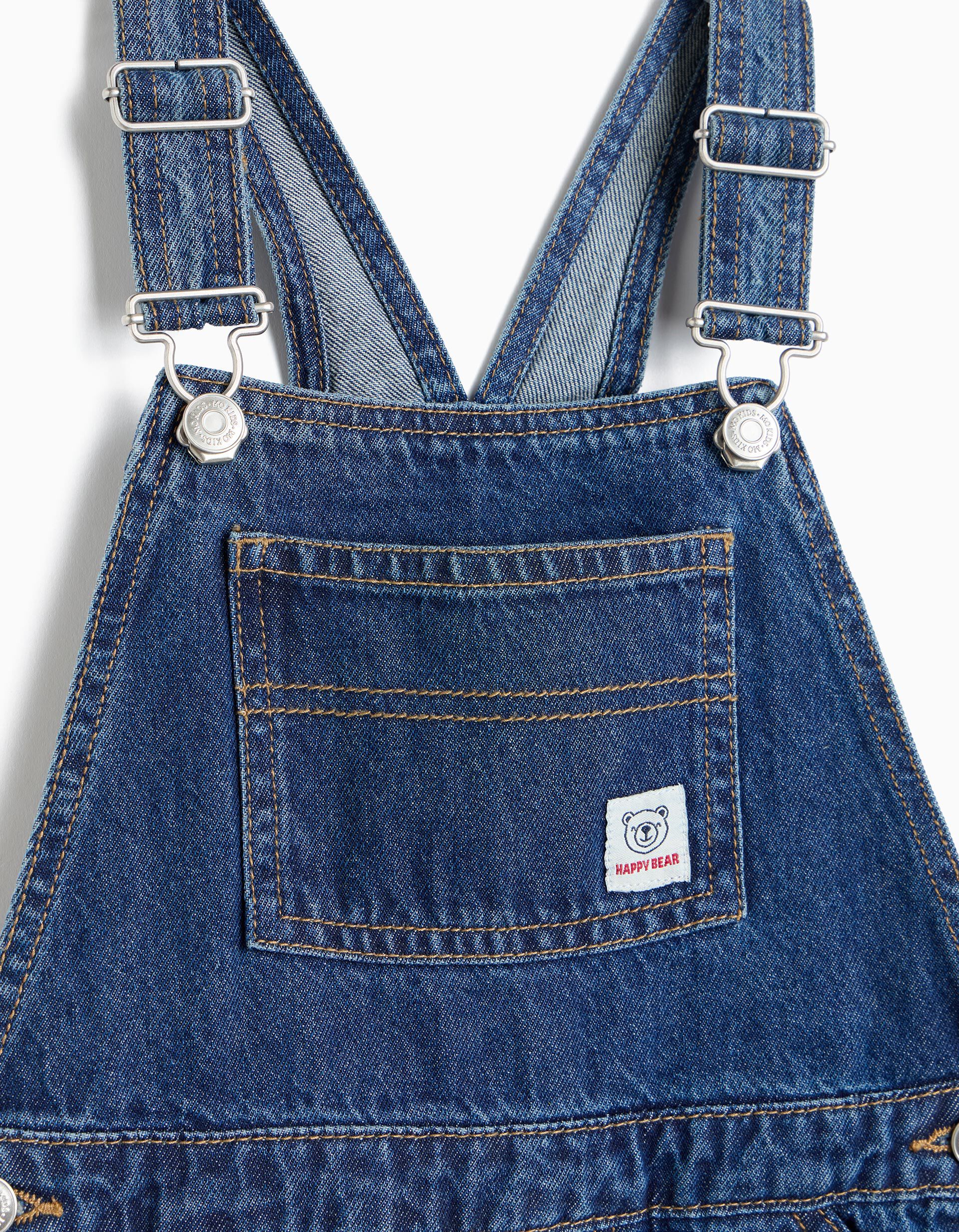 Comprar Online Jardineiras De Ganga, Menino, Azul Escuro