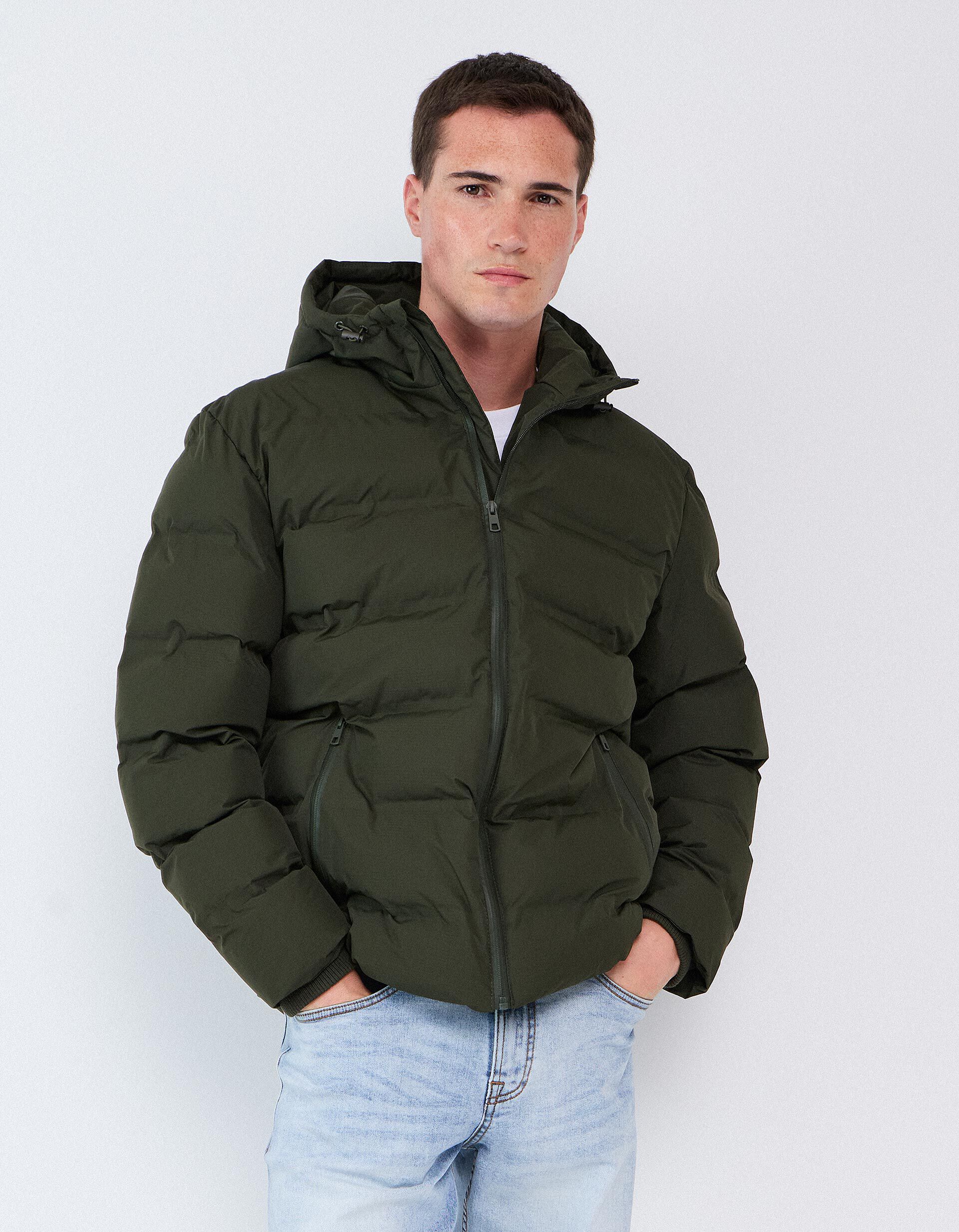 Comprar Online Casaco Puffer, Homem, Verde Escuro