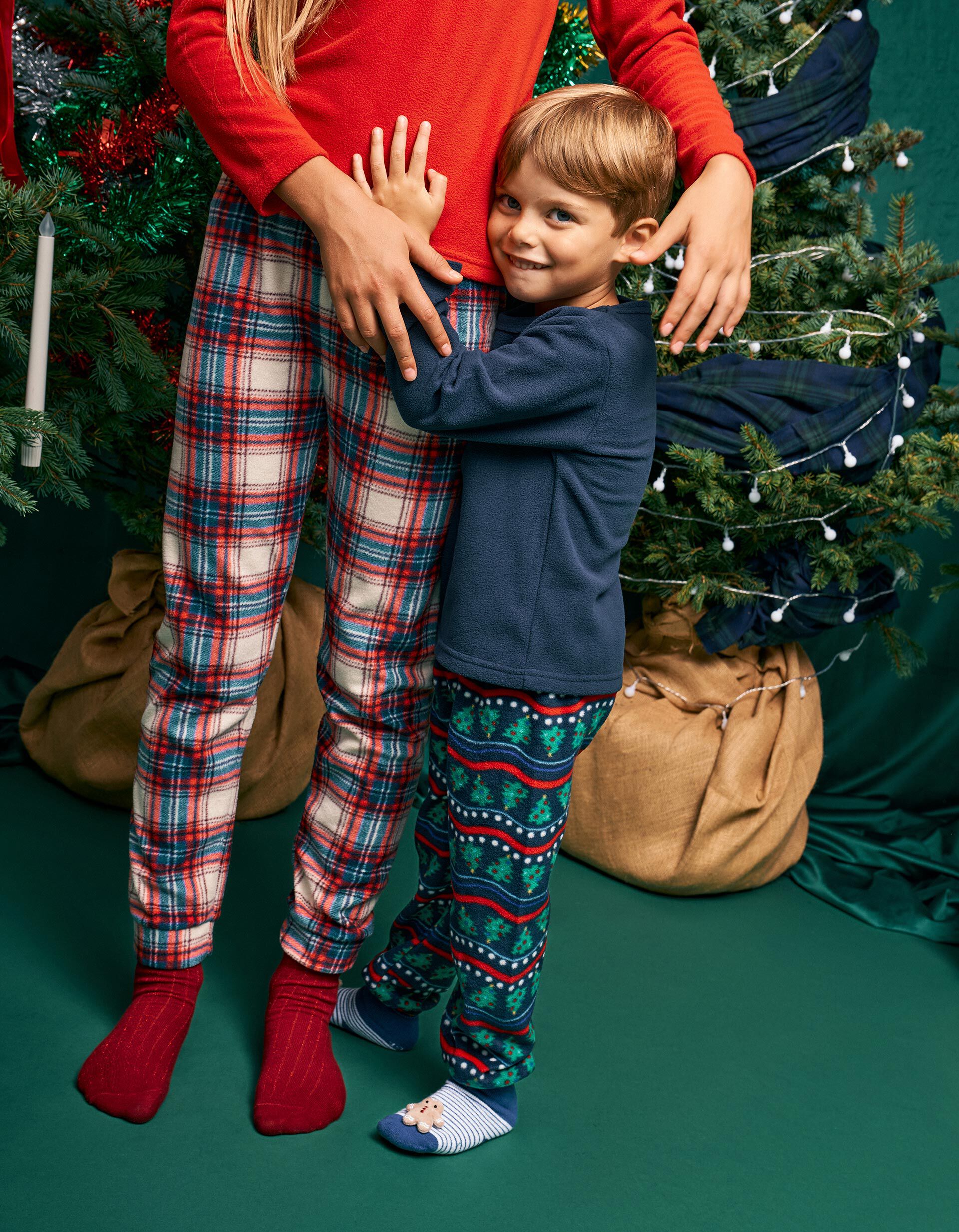 Comprar Online Pijama Polar De Natal, Beb&eacute;, Azul Escuro
