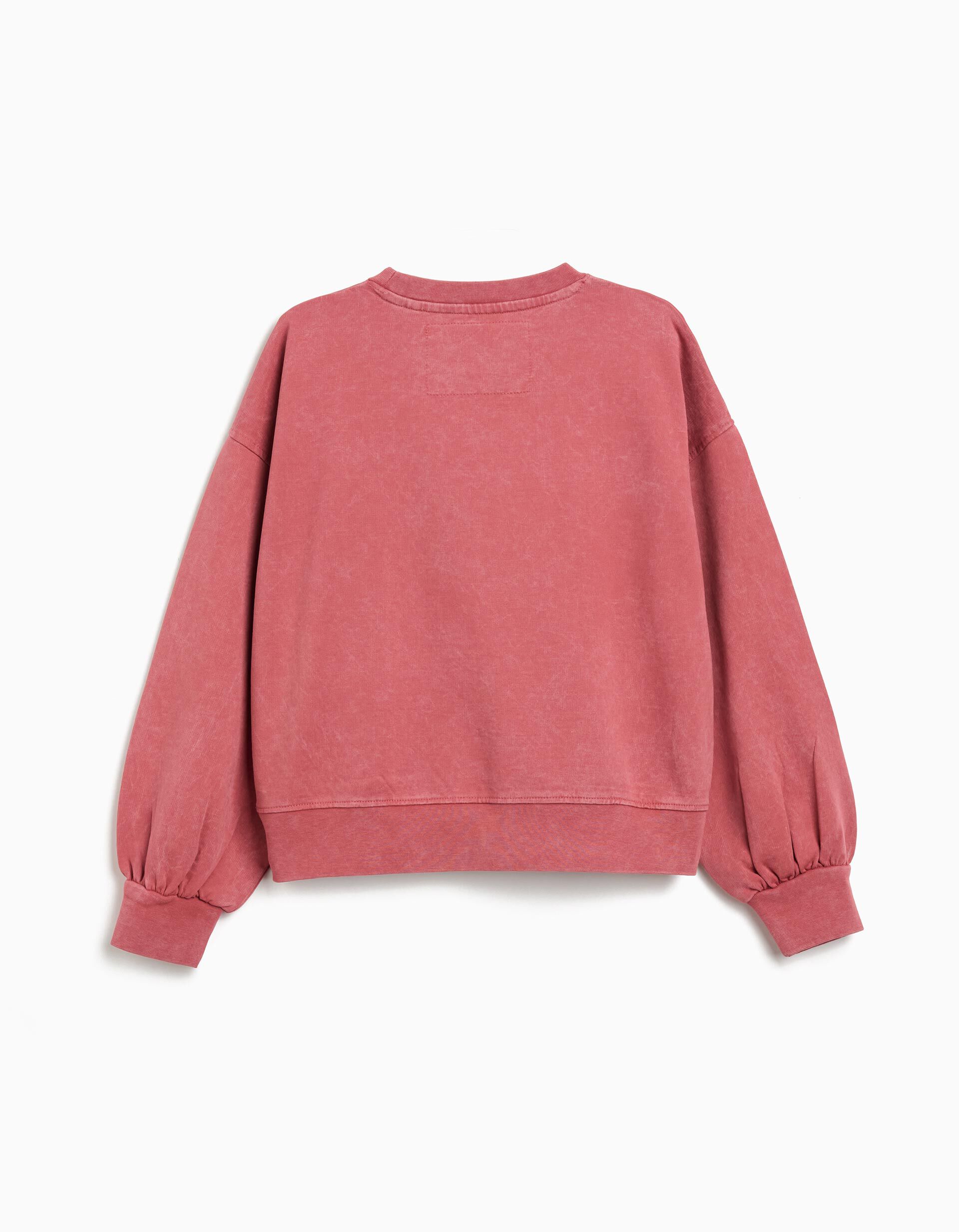 Comprar Online Sweatshirt de Felpa 'The Rolling Stones', Menina, Rosa Escuro 