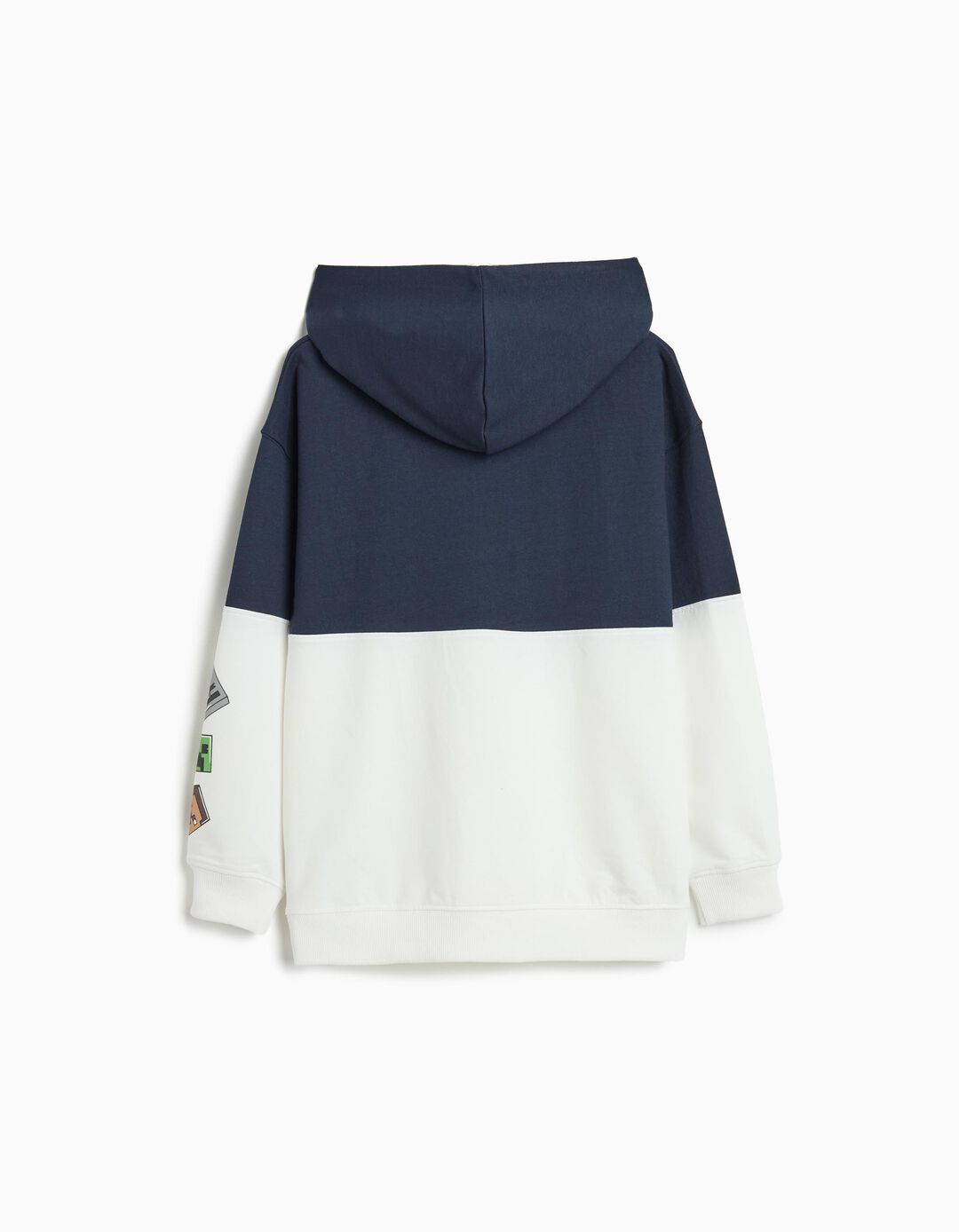 Sweatshirt de Capuz 'Minecraft', Menino, Azul Escuro