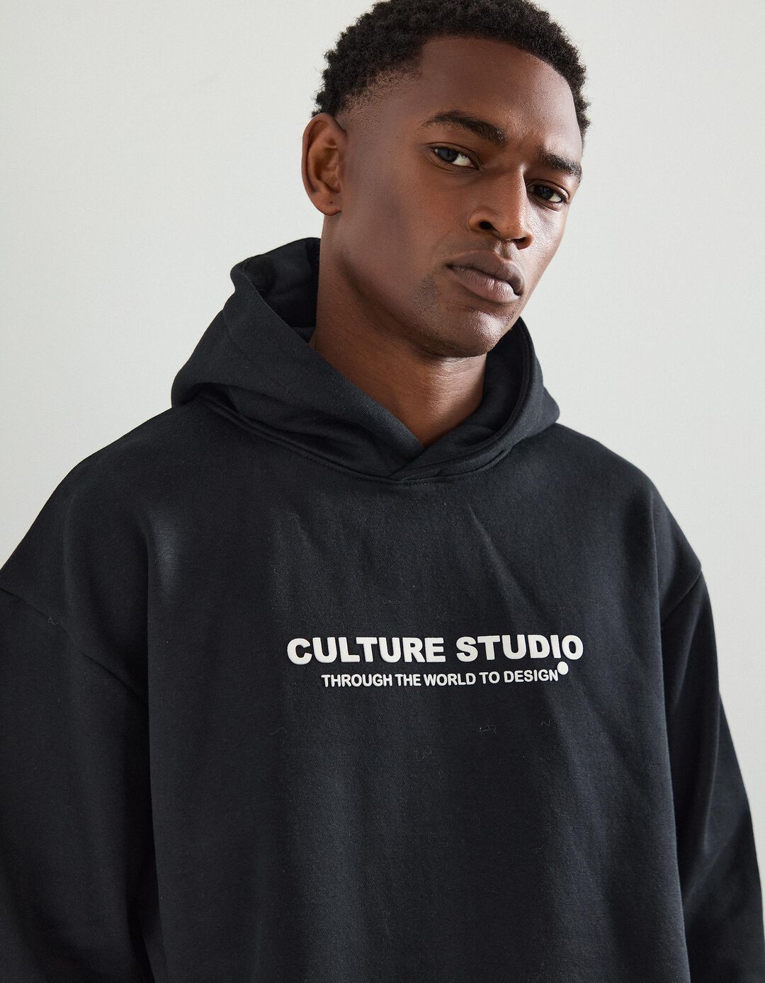 Sweatshirt Felpa com Capuz, Homem, Preto
