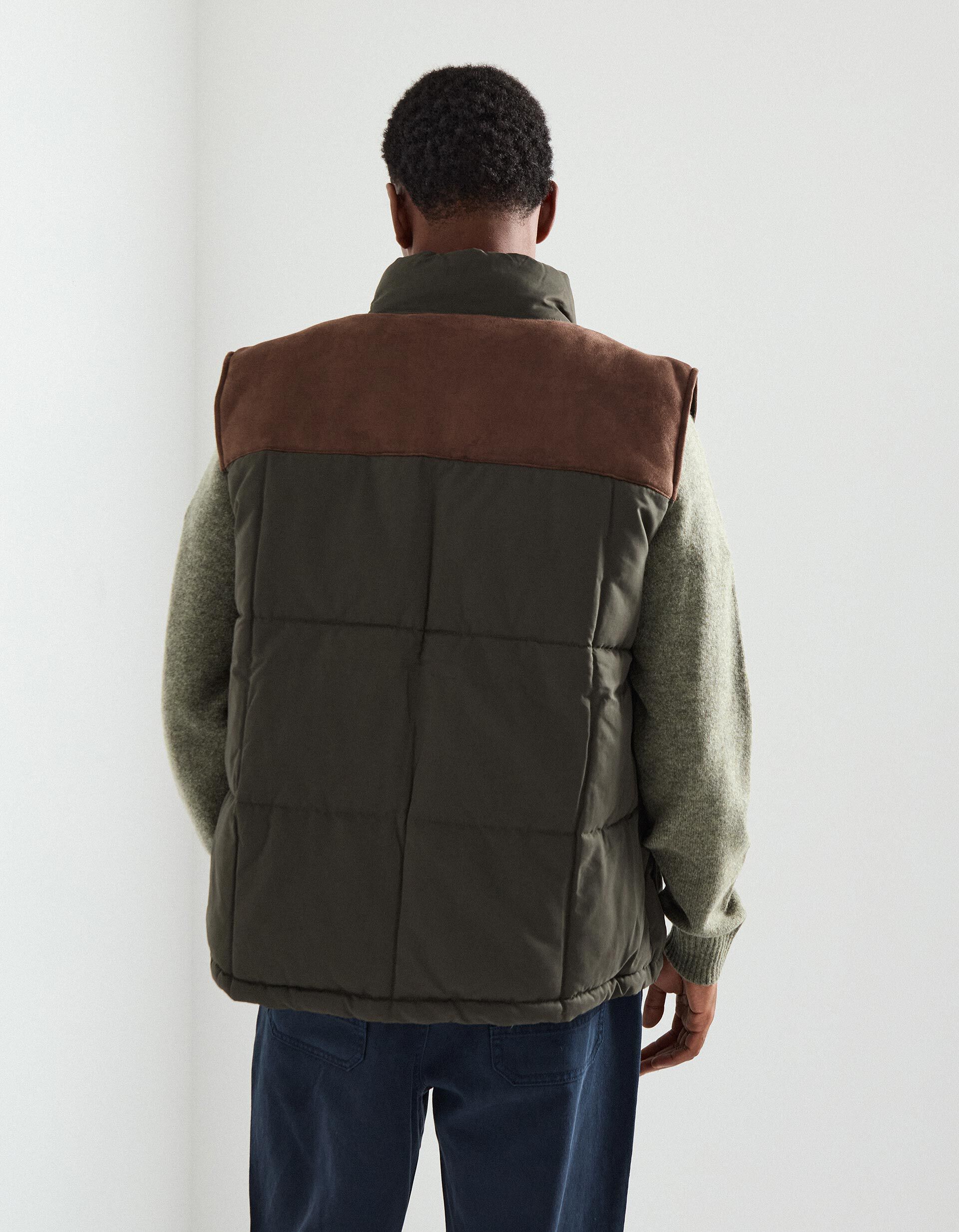 Comprar Online Colete Acolchoado, Homem, Verde Escuro