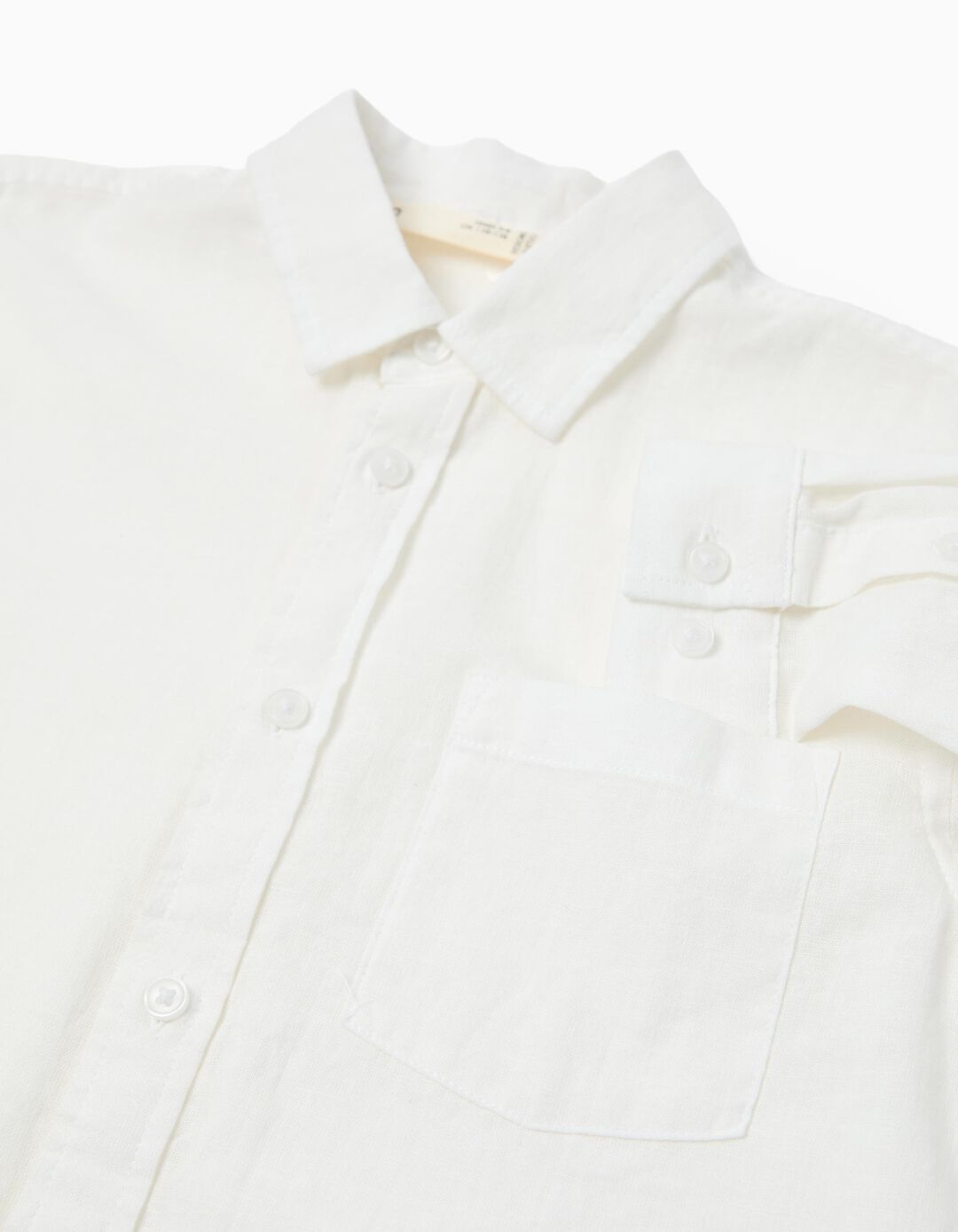 Camisa 'Relaxed Fit', Menino, Branco
