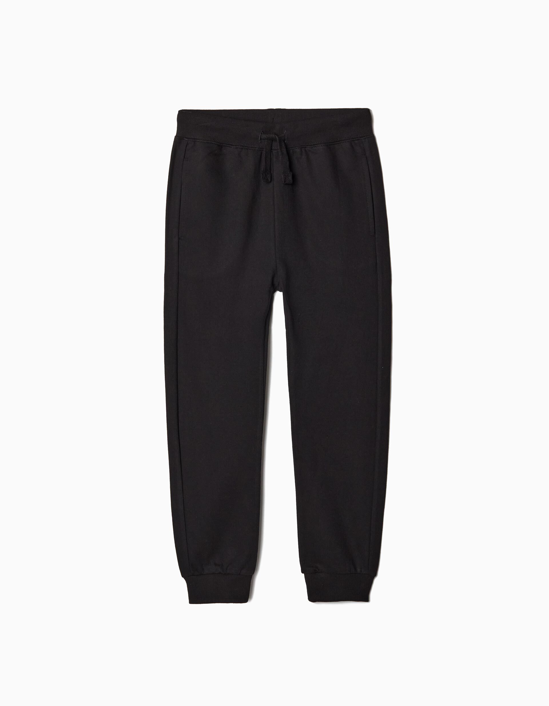 Comprar Online Joggers de Felpa, Menino, Preto
