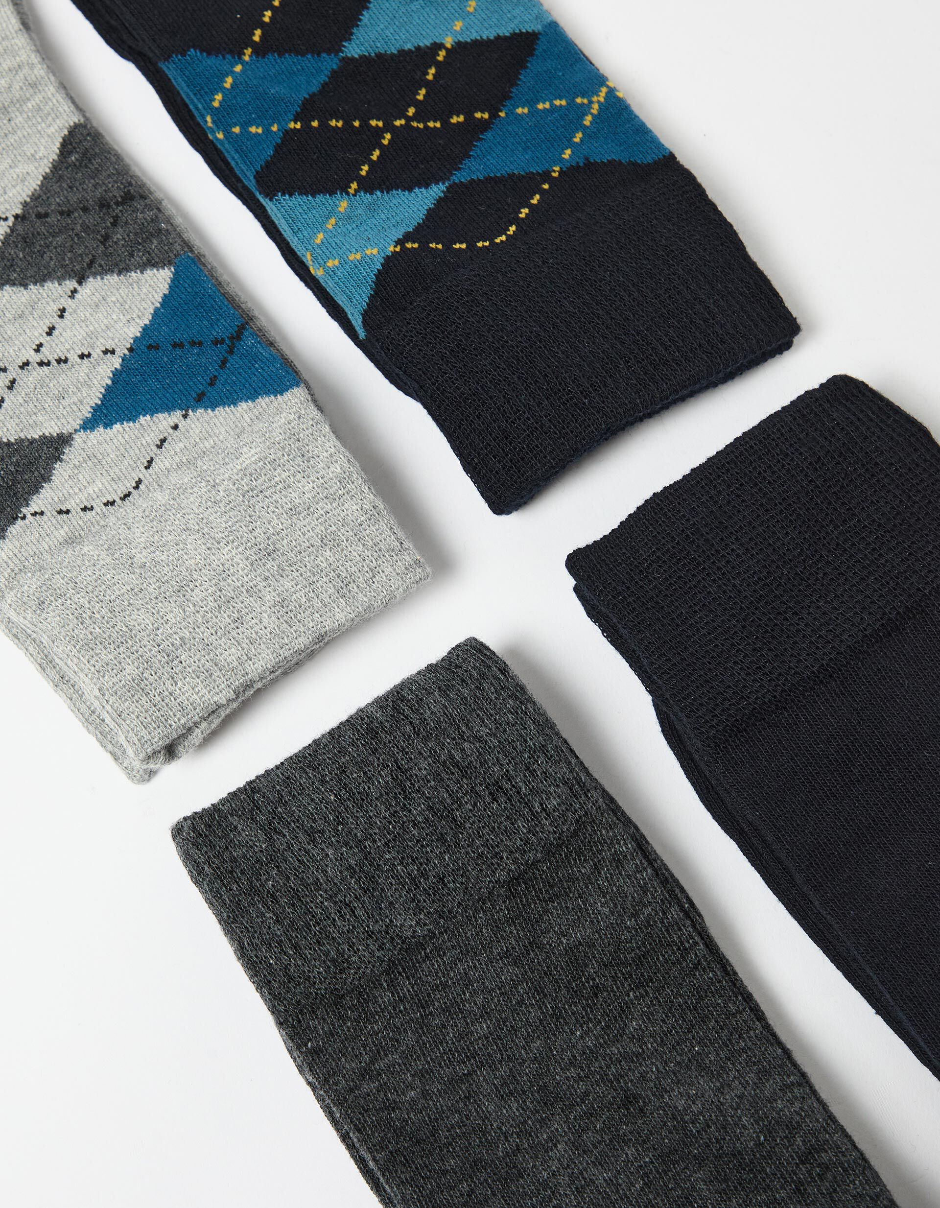 Comprar Online Pack 4 Pares de Meias, Homem, Azul Escuro 