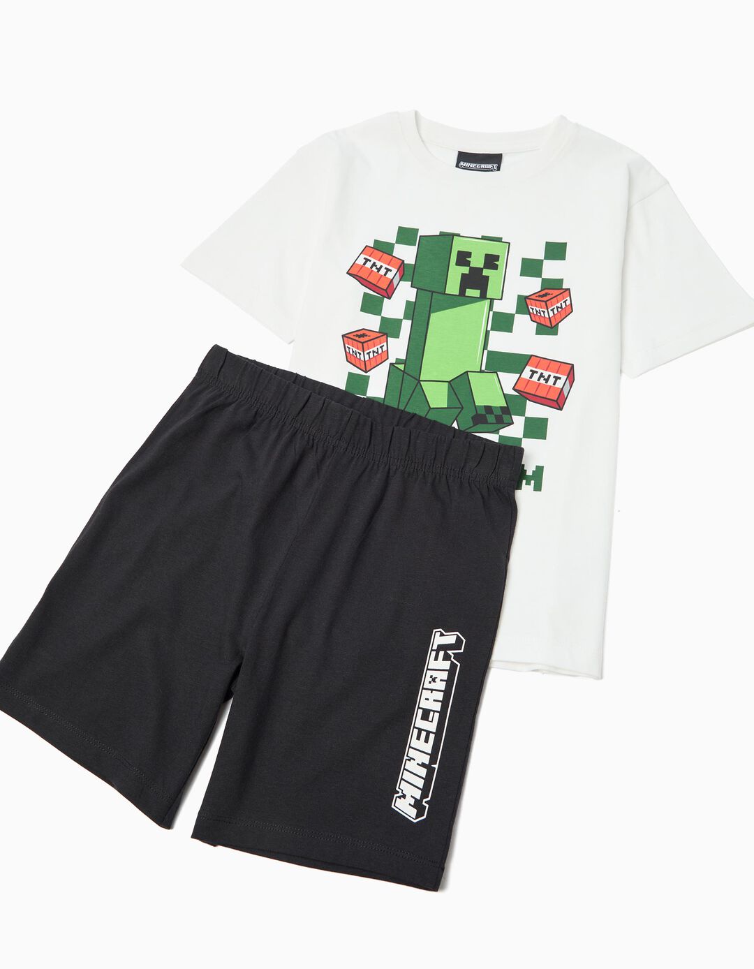 Pijama 'Minecraft', Menino, Branco