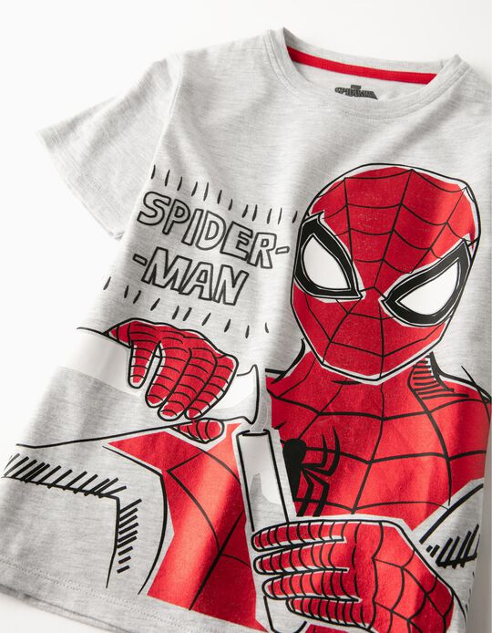 T-Shirt for Boys 'Spider-Man', Grey 