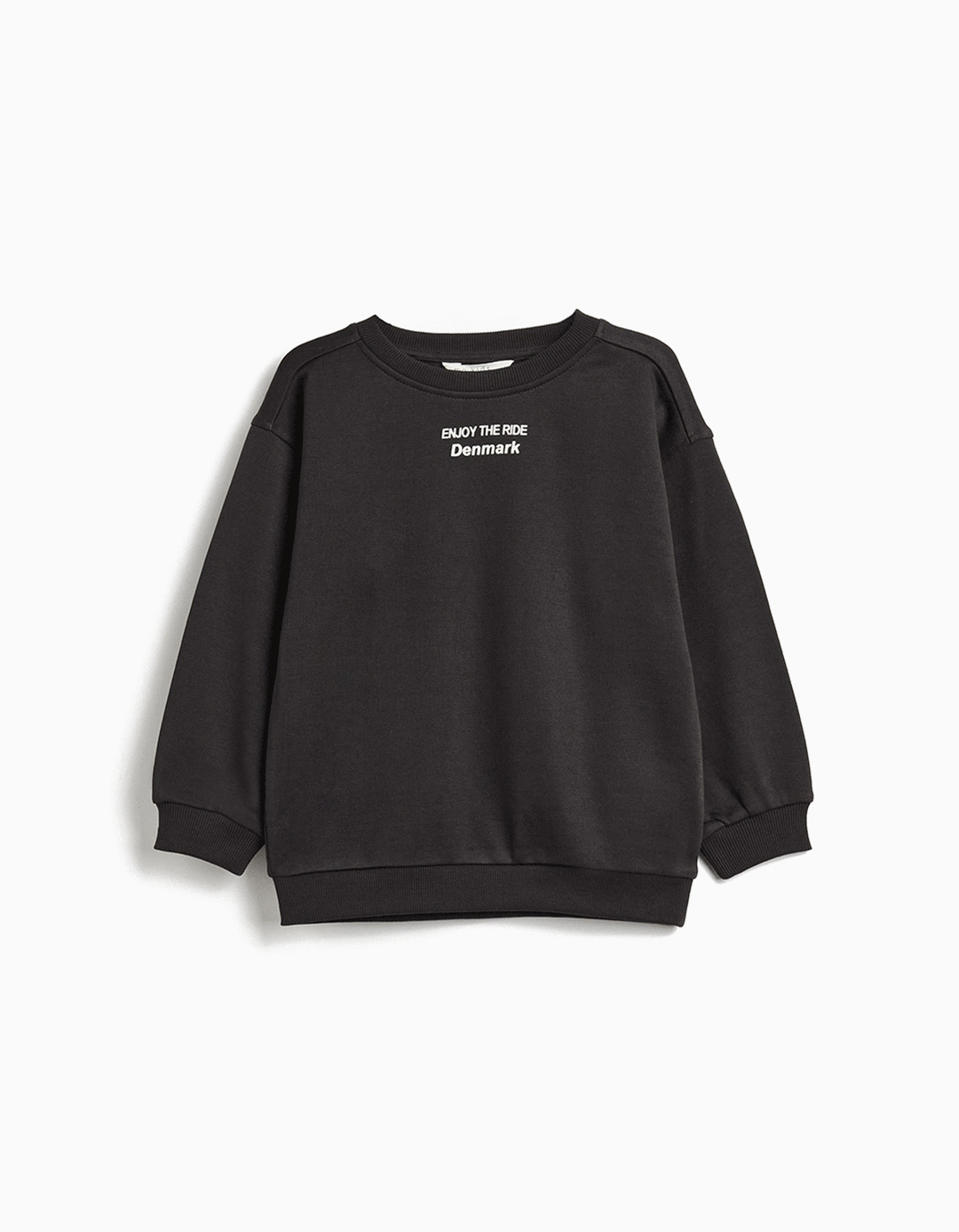 Sweatshirt de Felpa, Menino, Cinzento Escuro