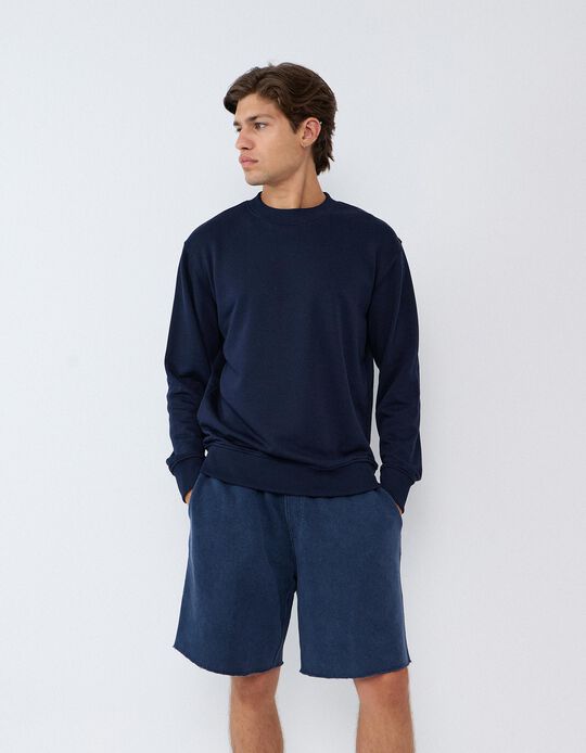 Comprar Online Sweatshirt De Felpa, Homem, Azul Escuro