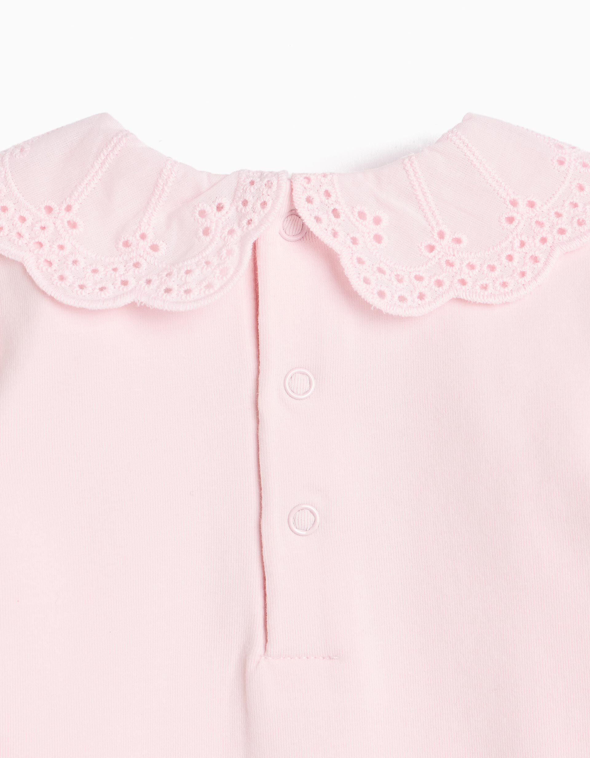 Comprar Online Body De Manga Comprida, Rec&eacute;m-Nascido, Rosa Claro