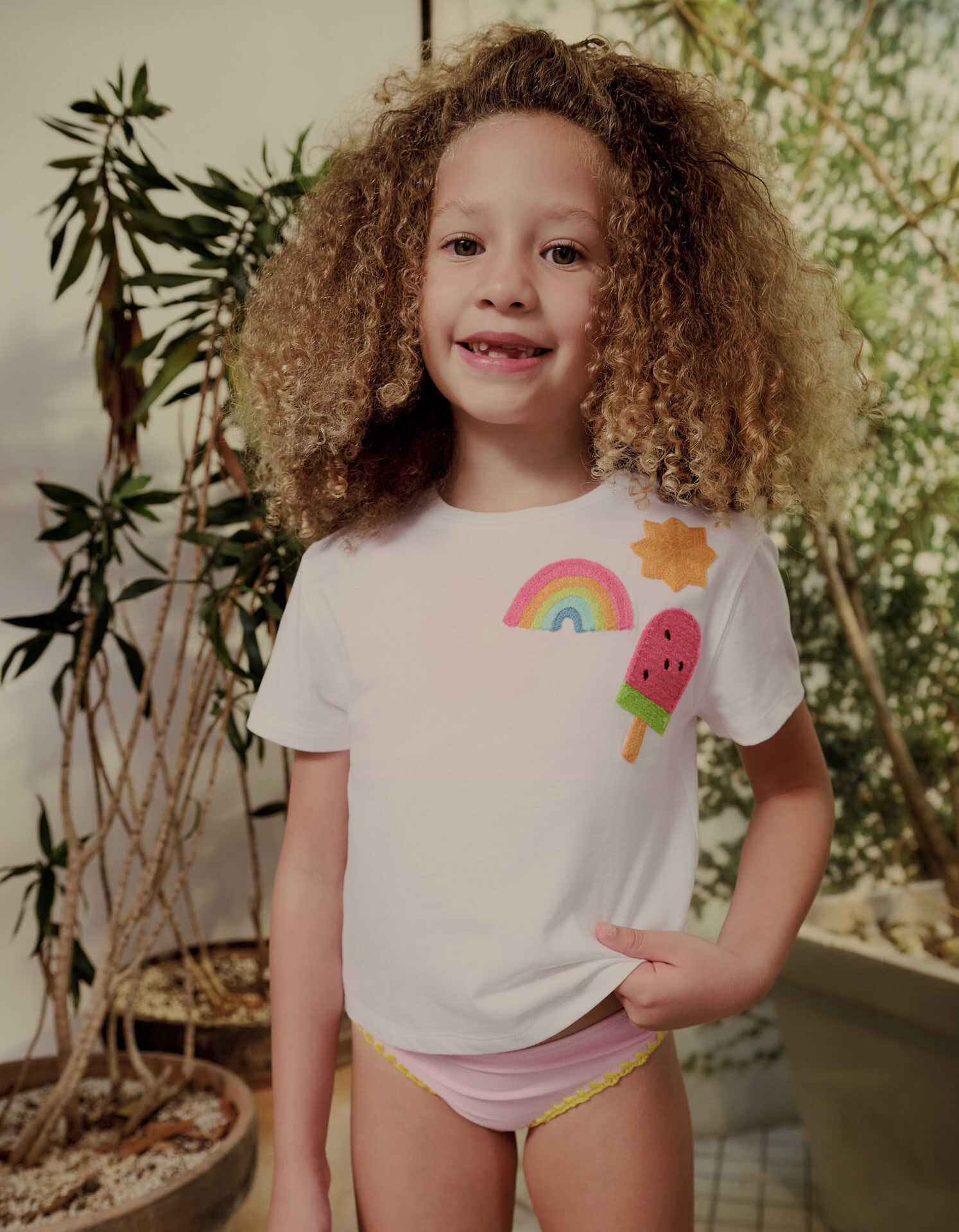 Comprar Online T-shirt, Menina, Branco