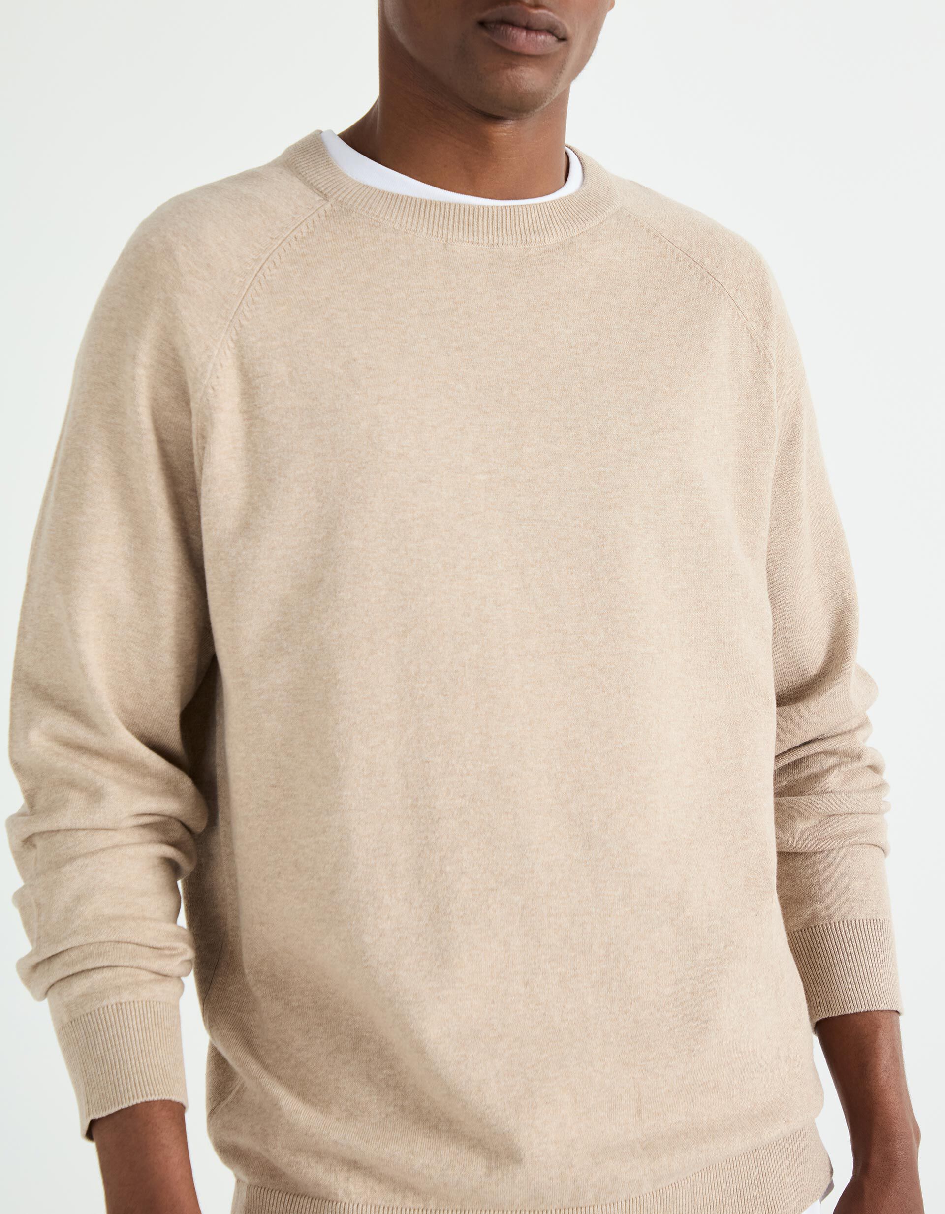 Comprar Online Camisola de Malha, Homem, Bege Claro