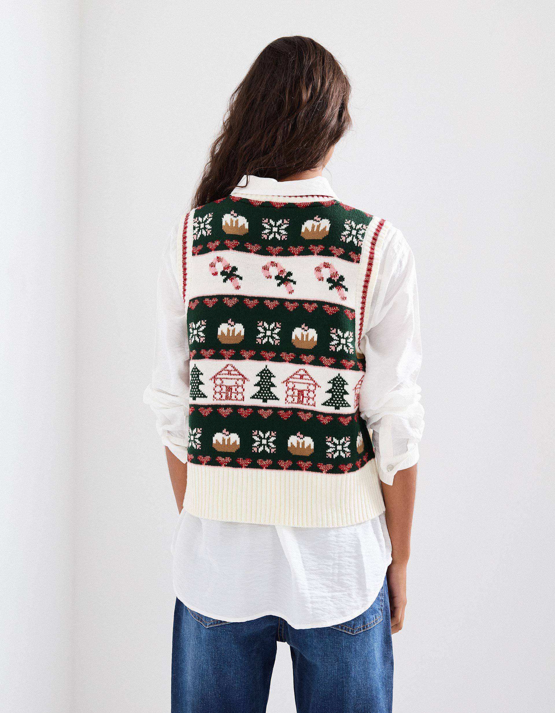 Comprar Online Colete de Malha, Mulher, Bege