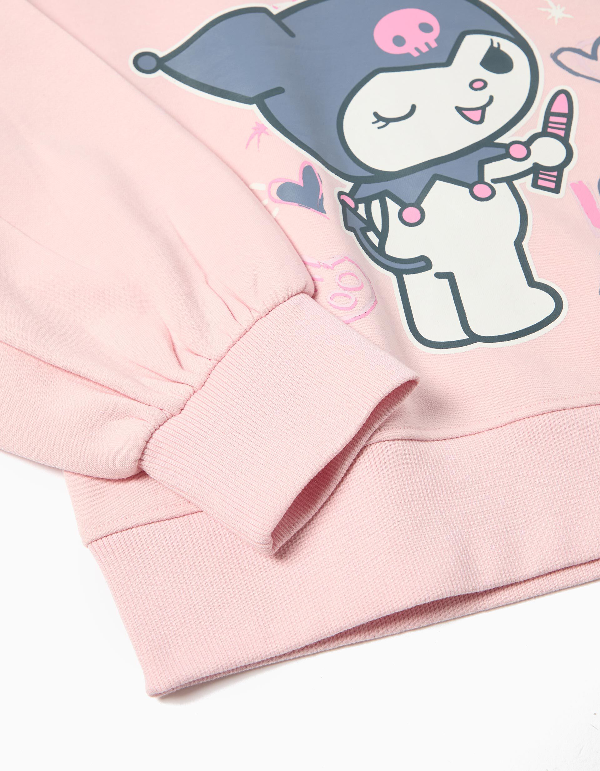 Comprar Online Sweatshirt 'Kuromi', Menina, Rosa Claro