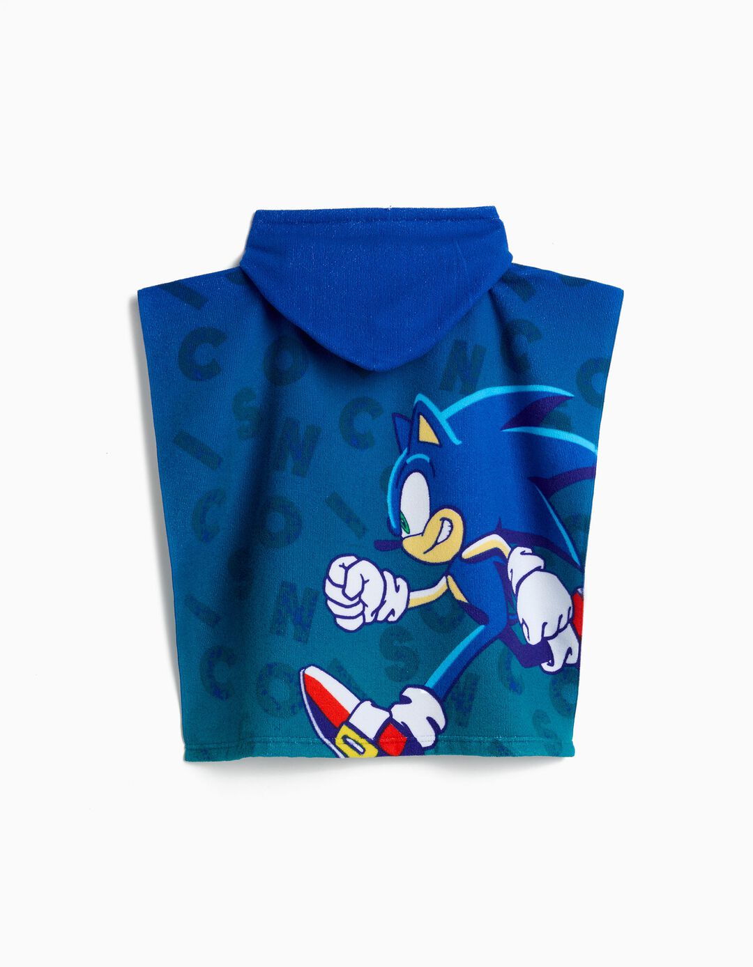 Poncho 'Sonic', Menino, Azul