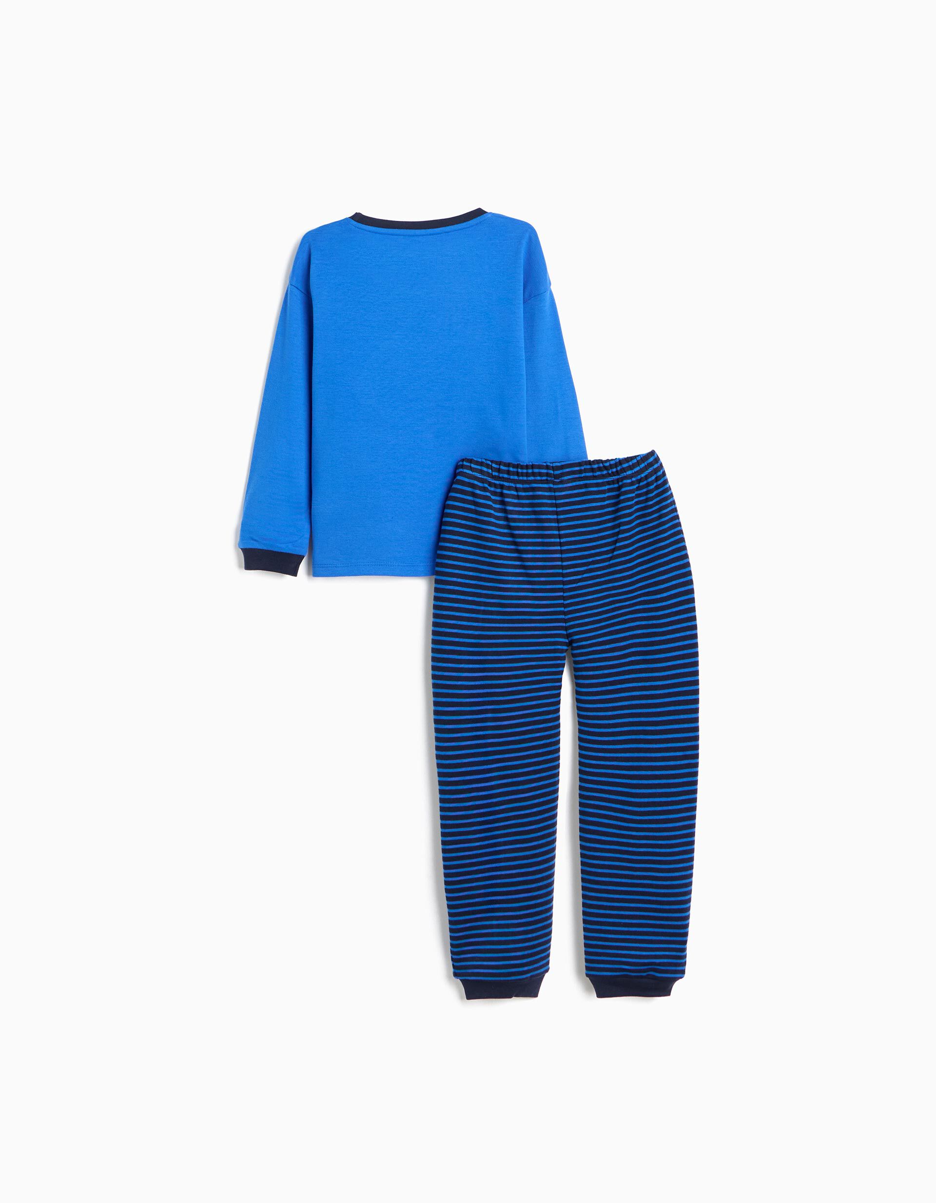 Comprar Online Pijama De Malha Interlock, Menino, Azul