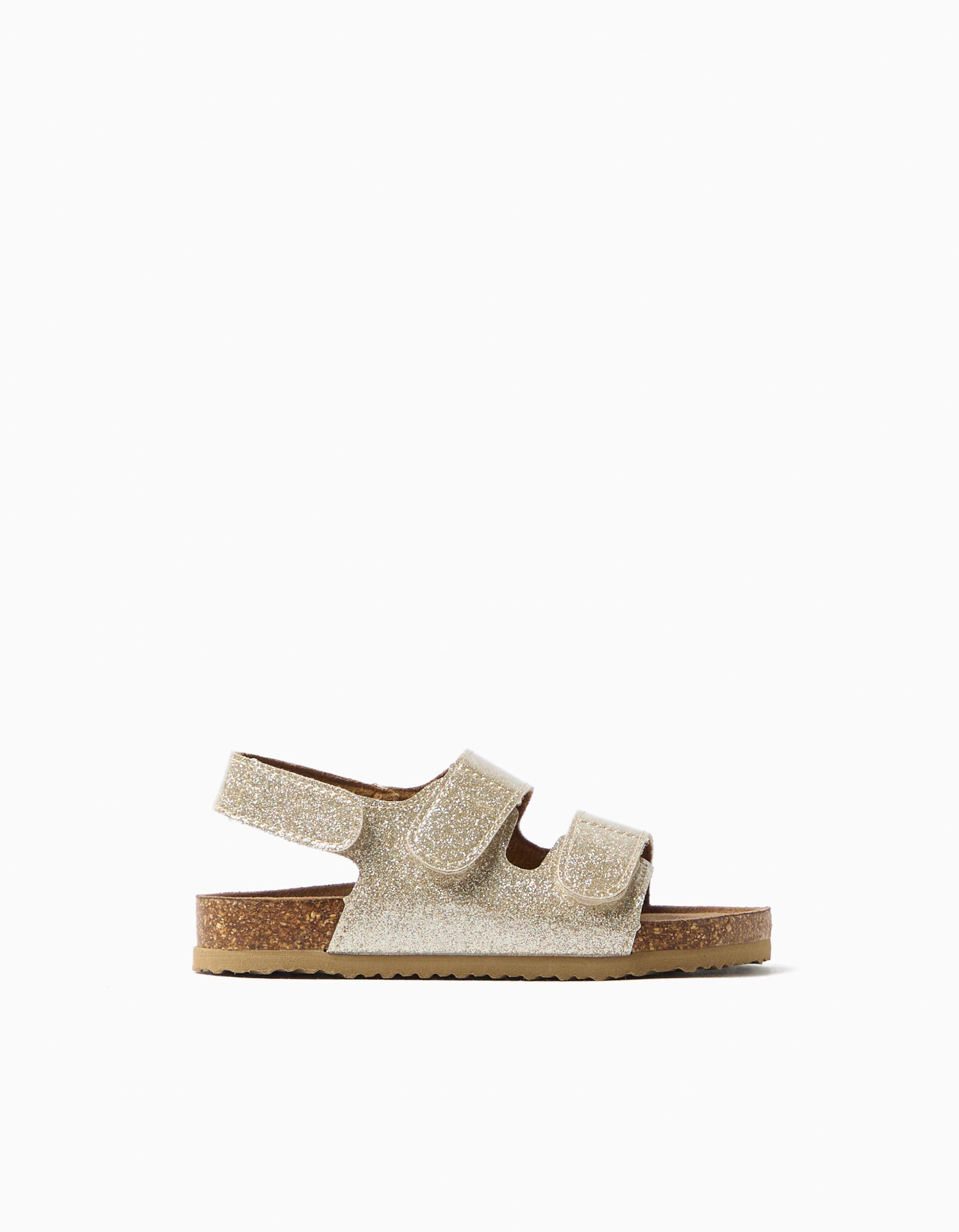 Comprar Online Sand&aacute;lias Brilhantes, Menina, Dourado
