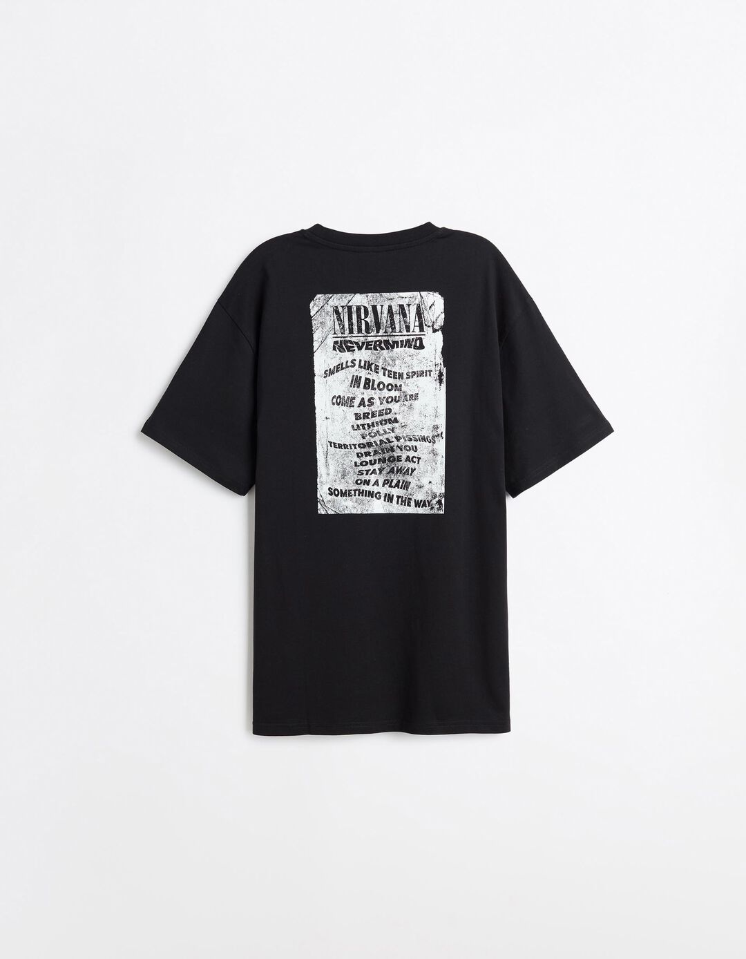 T-shirt Nirvana, Homem, Preto