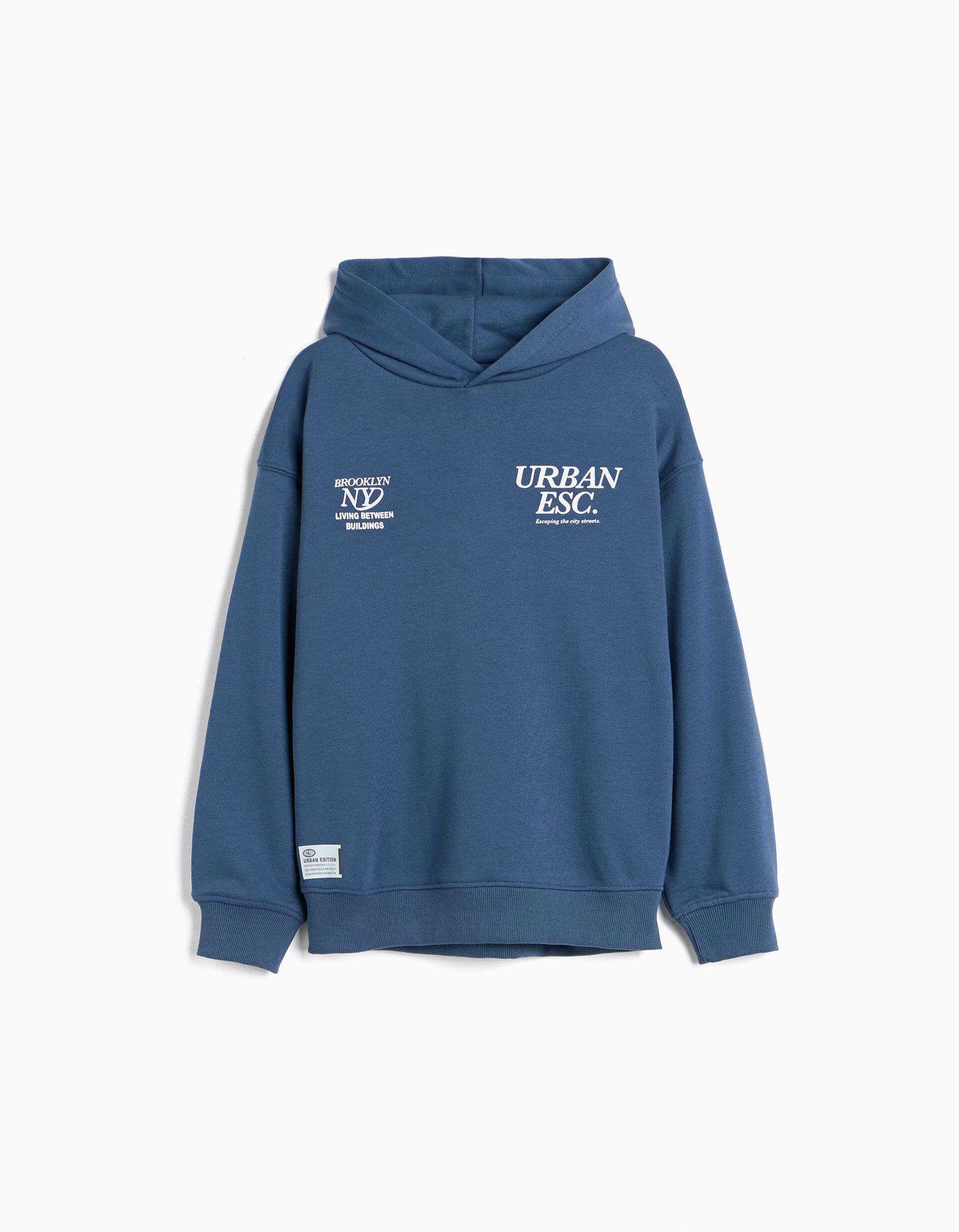 Comprar Online Sweatshirt Estampada, Menino, Azul