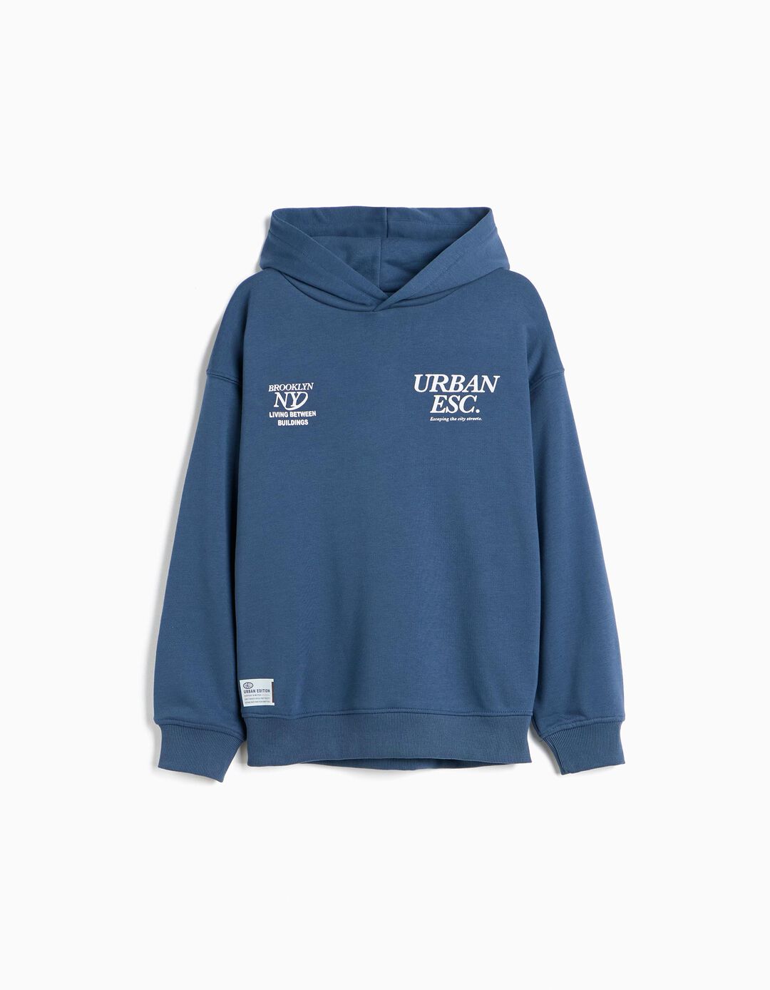 Sweatshirt Estampada, Menino, Azul
