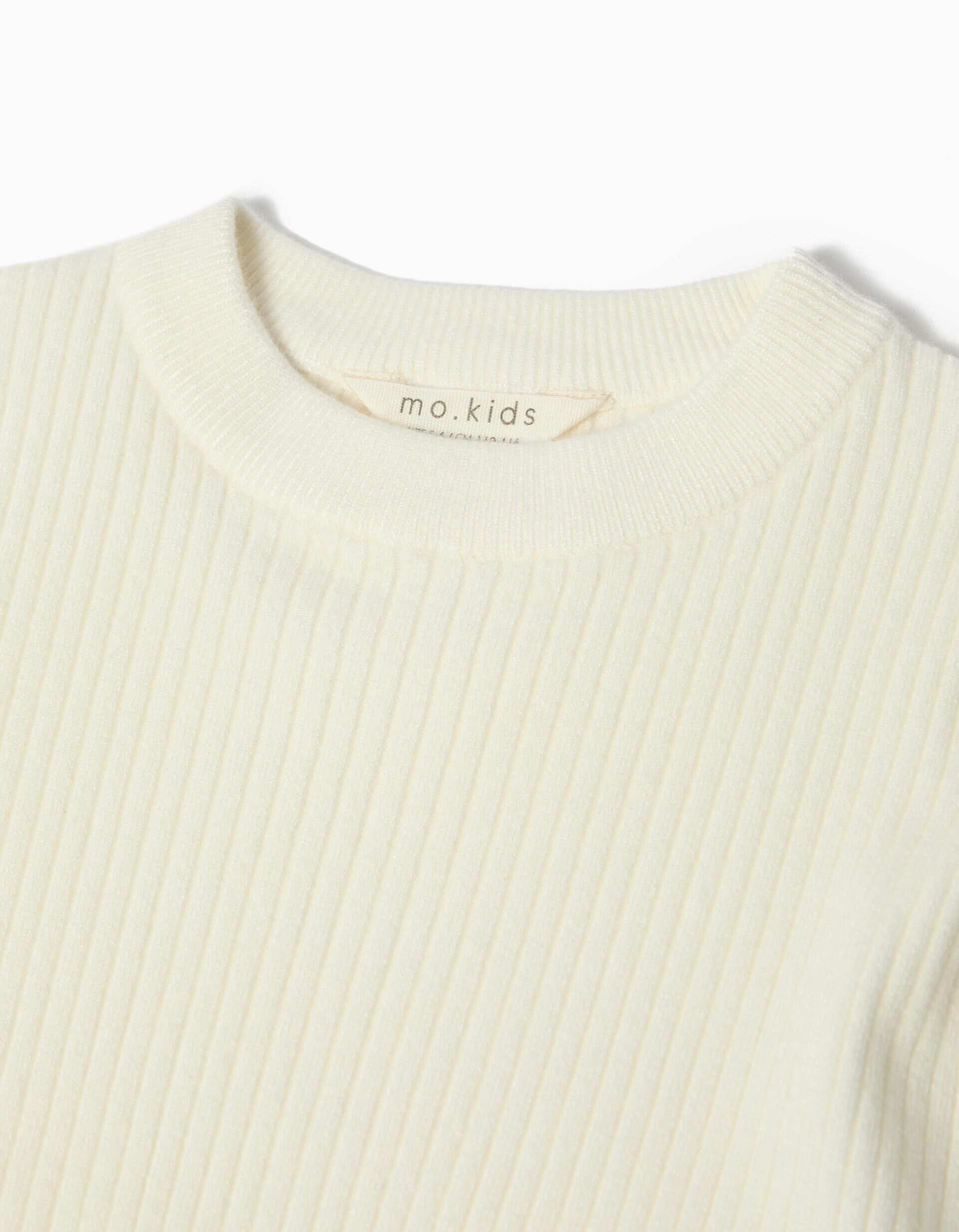 Comprar Online Camisola de Malha, Menina, Branco