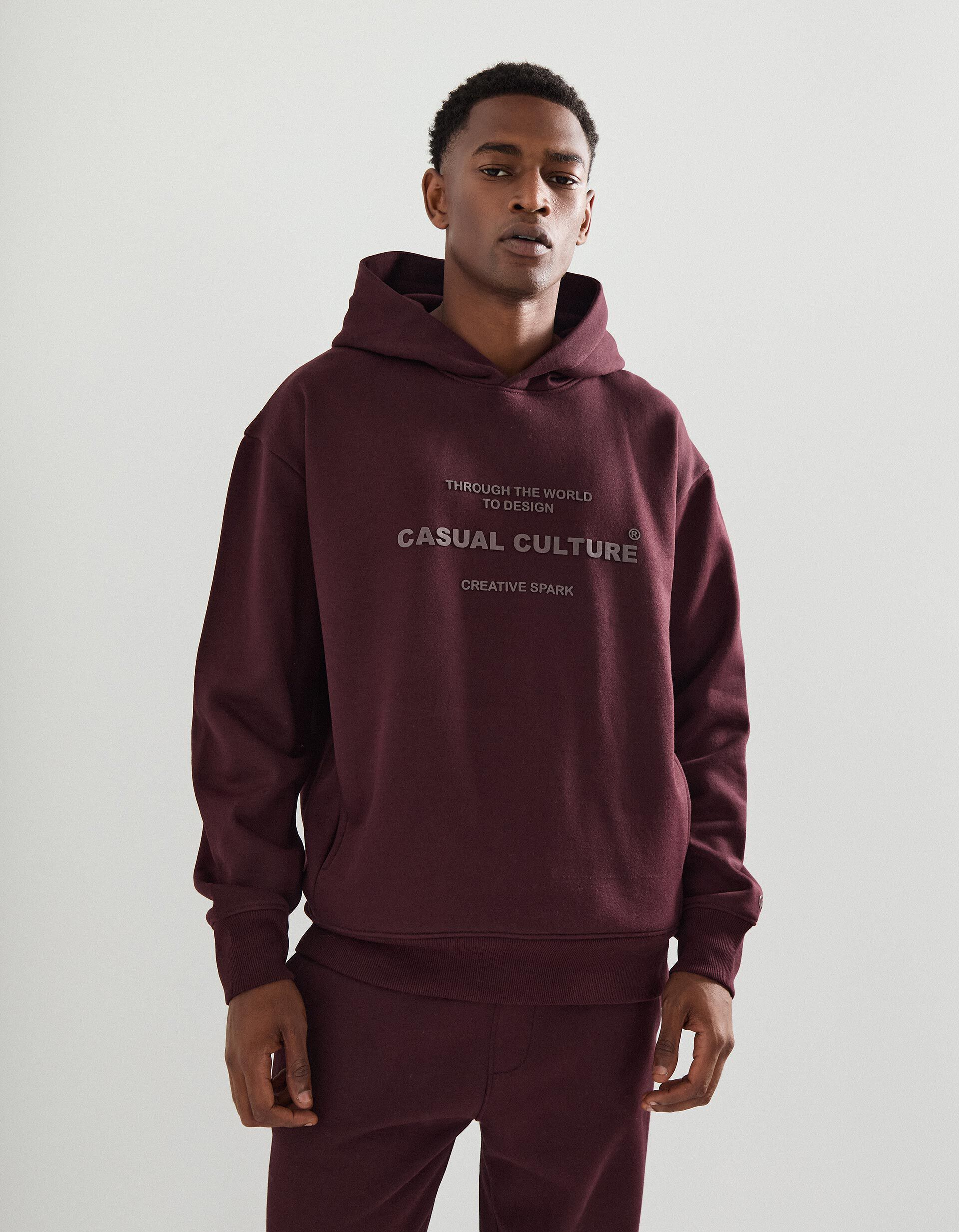 Comprar Online Sweatshirt Felpa com Capuz, Homem, Castanho Escuro