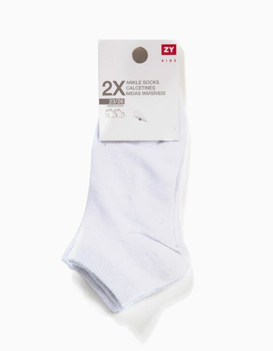Pack of 2 Pairs of Invisible Socks
