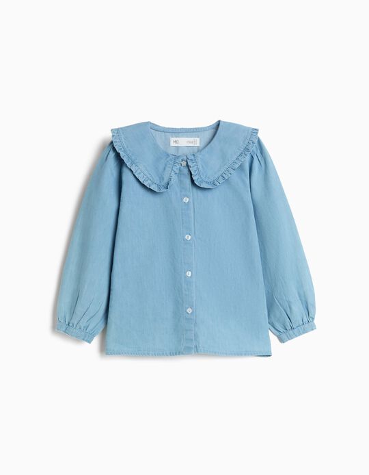 Comprar Online  Camisa De Ganga, Menina, Azul Claro