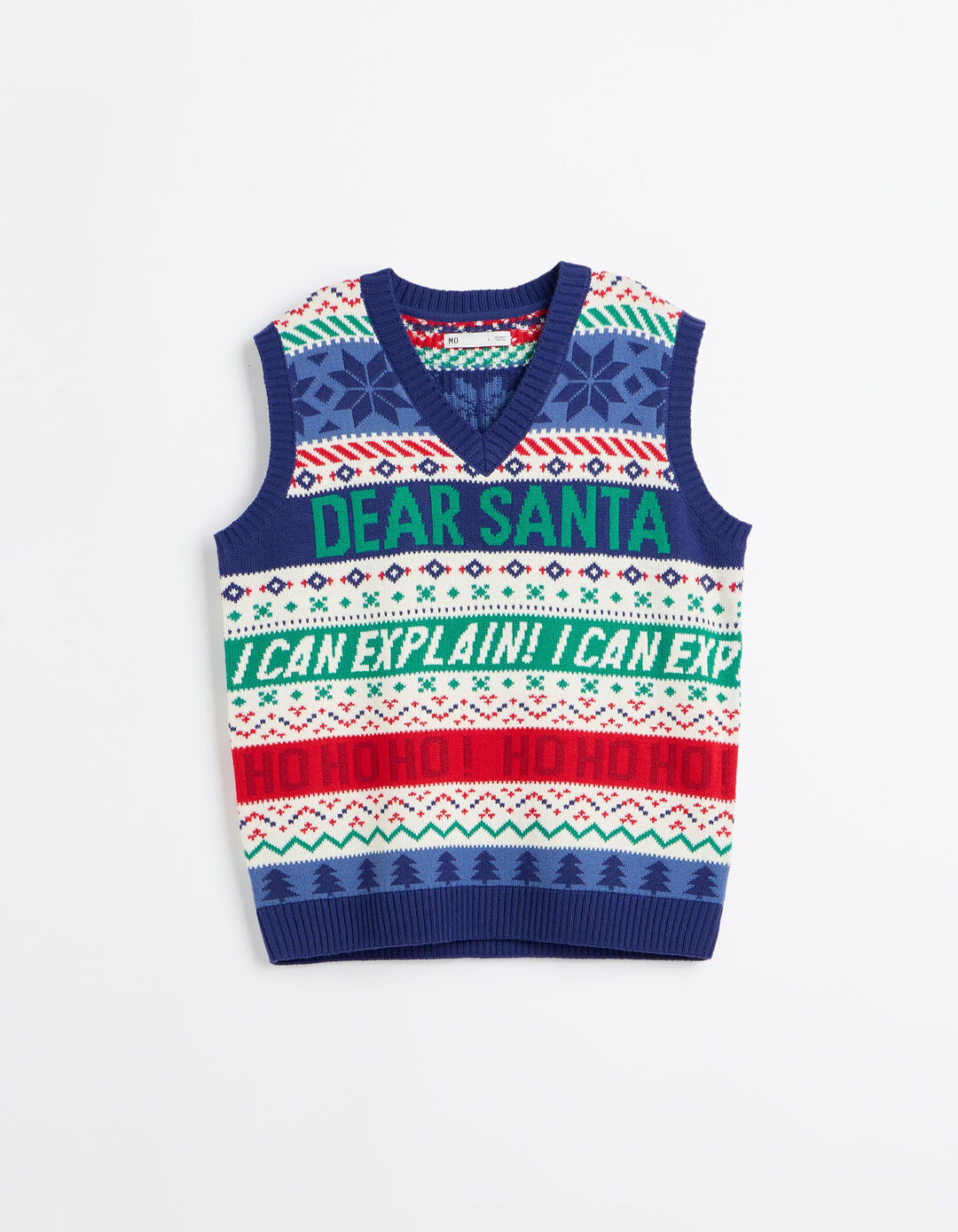 Colete De Natal, Homem, Azul Escuro