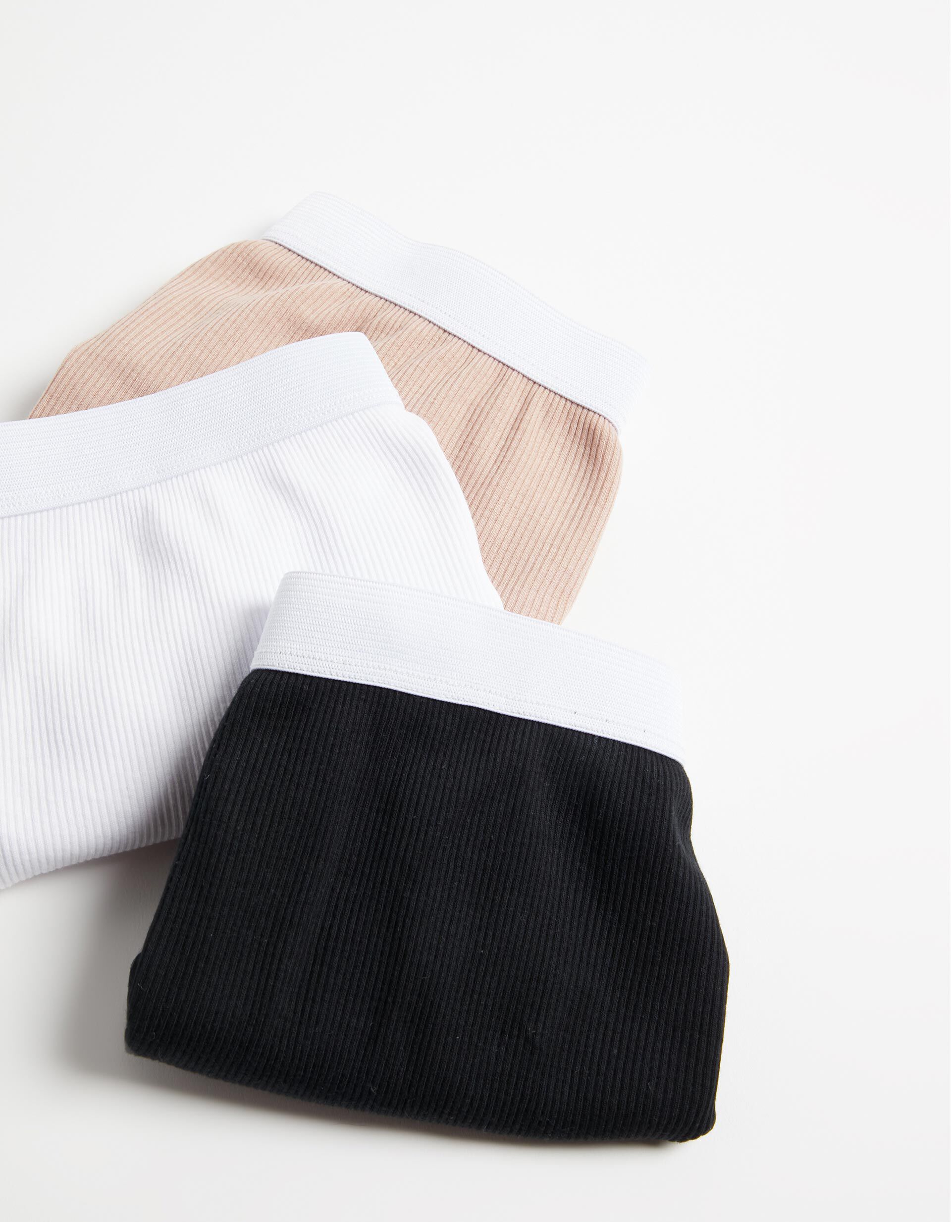 Comprar Online Pack 3 Cuecas Caneladas, Mulher, Multicor