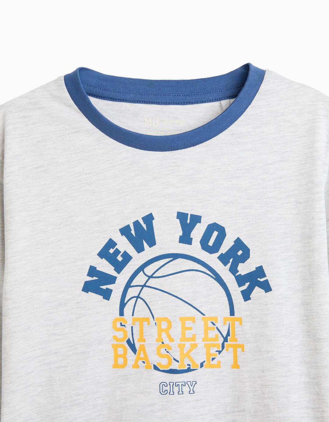 Pijama Jersey, Menino, Cinzento Claro