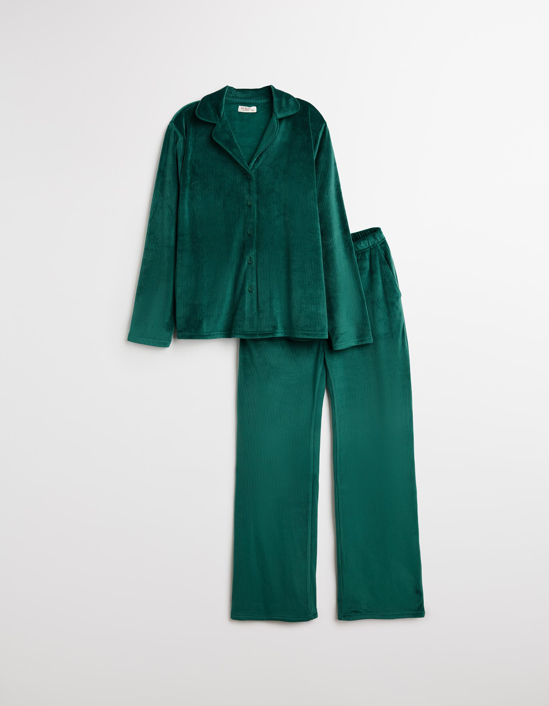 Comprar Online Pijama de Veludo, Mulher, Verde Escuro 