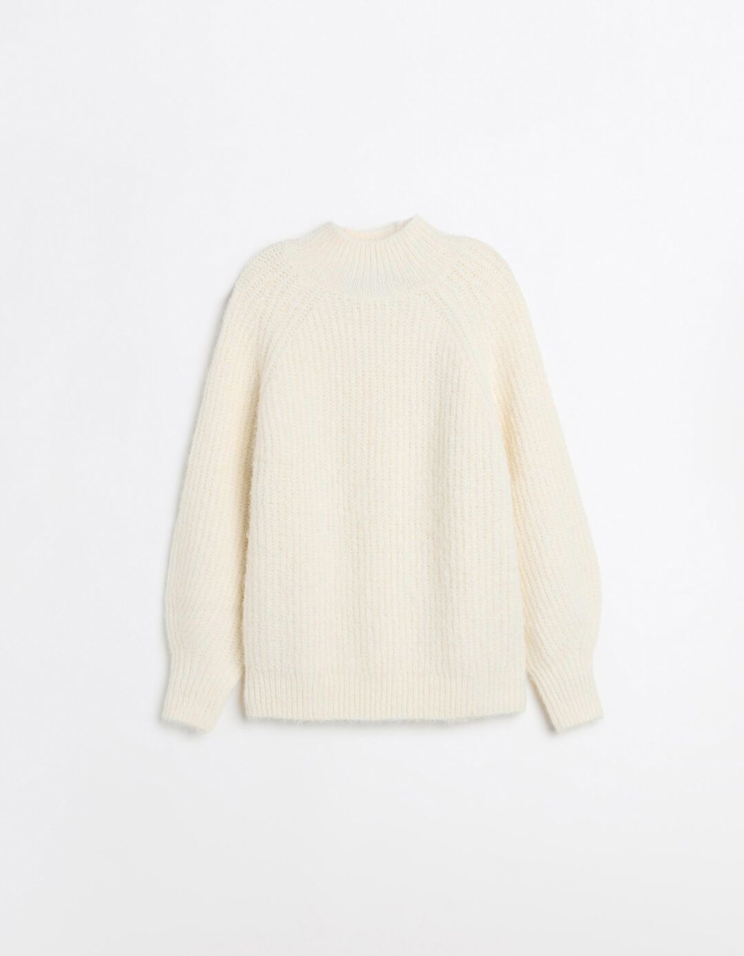 Camisola com L&atilde;, Mulher, Cru