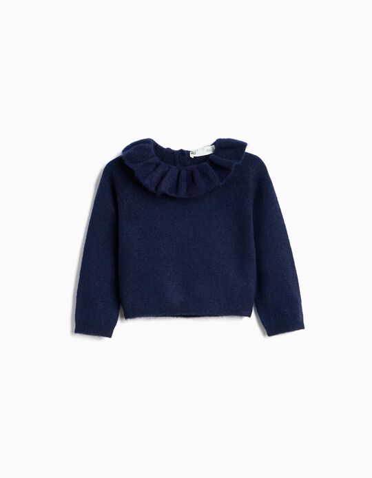 Comprar Online Camisola De Malha, Menina, Azul Escuro