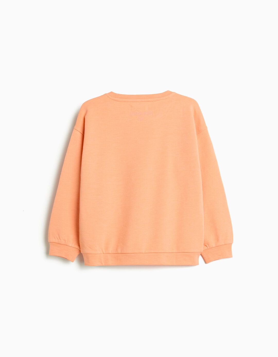 Sweatshirt Estampada, Menino, Laranja Claro