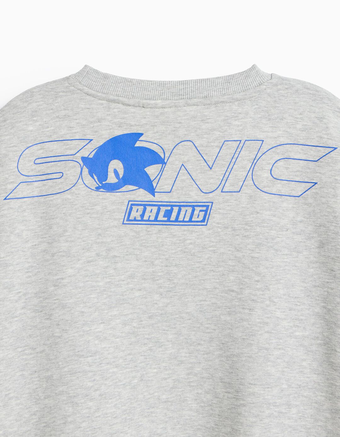 Sweatshirt De Felpa 'Sonic', Menino, Cinzento Claro