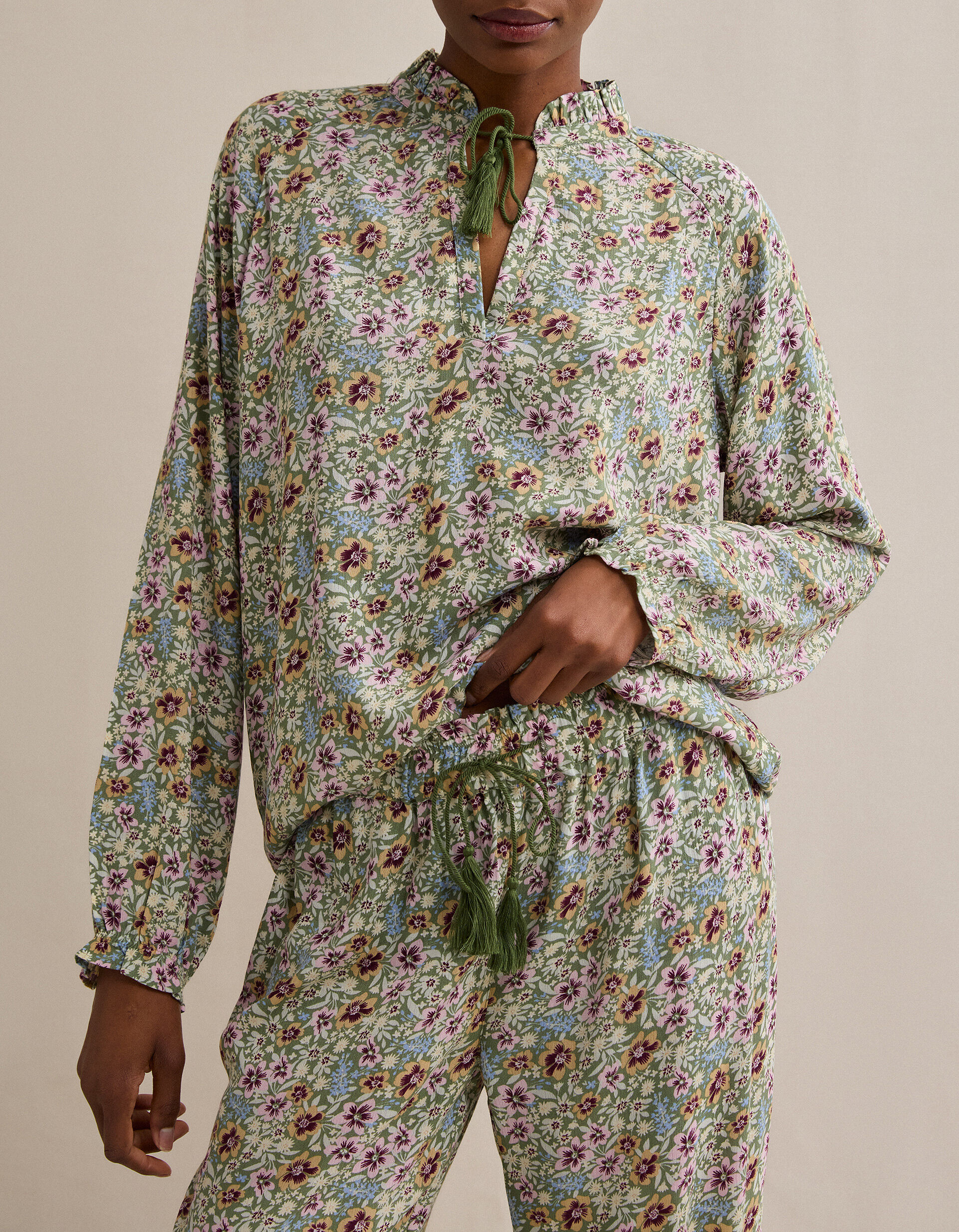 Comprar Online Pijama Flores, Mulher, Branco